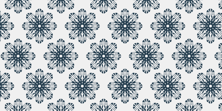 Tapis vinyle noël flocon de neige complexe - TenStickers