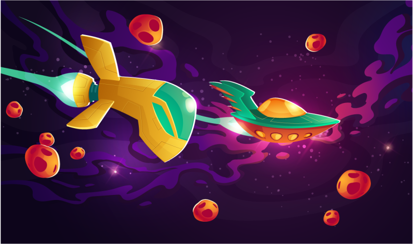 Tapis vinyle autres tapis concept de voyage cosmique - TenStickers