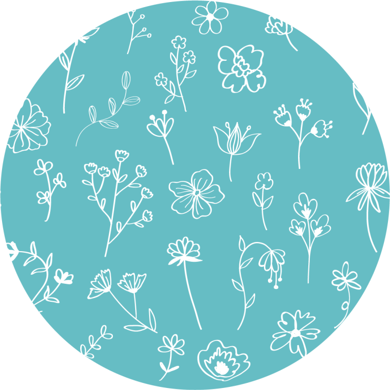 Tapis vinyle fleurs et plantes illustrations élégantes - TenStickers