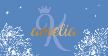 Tapis vinyle ado nom floral et initiale - TenStickers