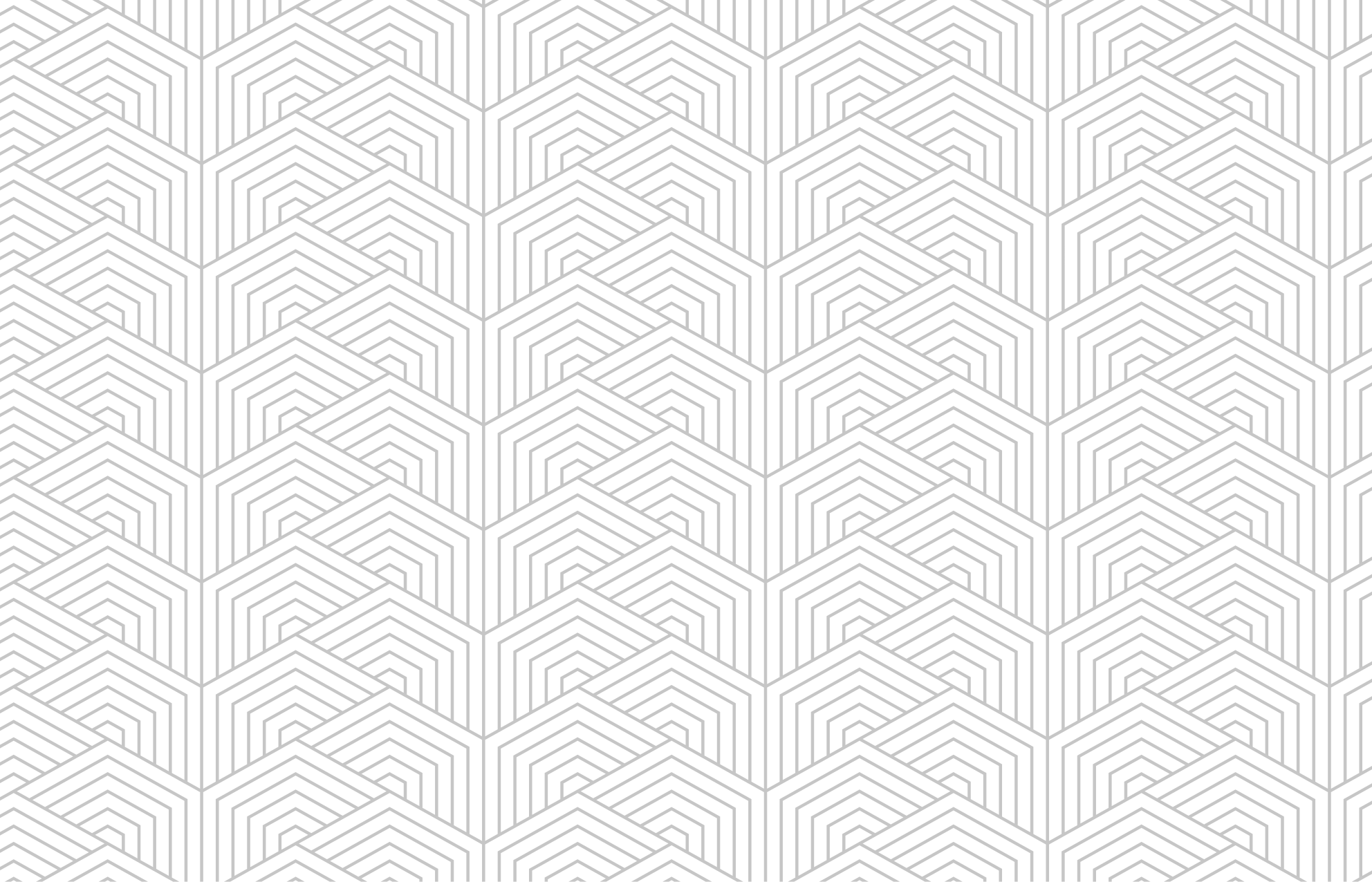 Tapis vinyles géométriques motif hexagonal gris - TenStickers