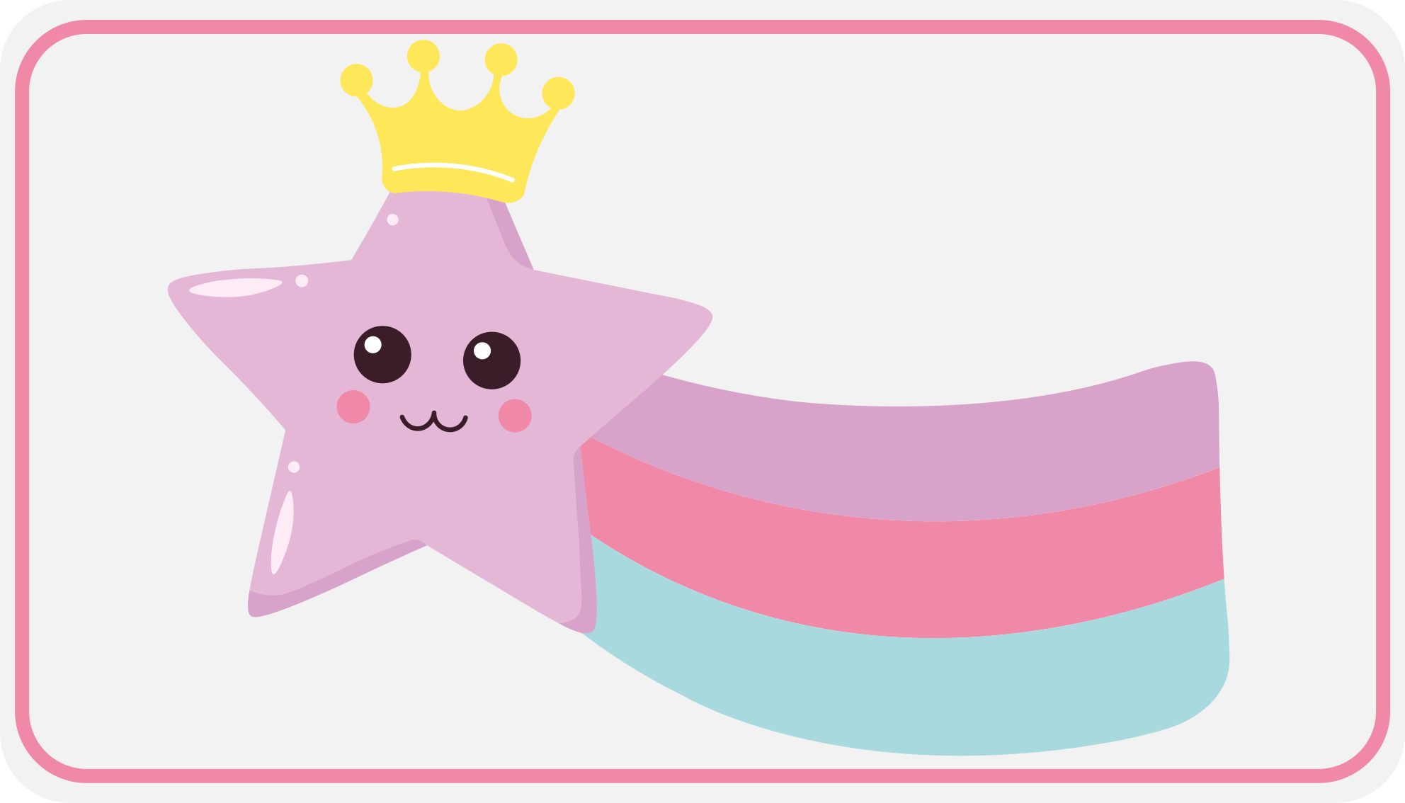 Tapis vinyle pour enfants breloque couronne étoilée - TenStickers