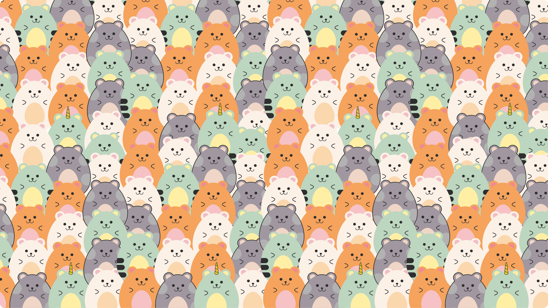 Tapis vinyle entrée expressions animales adorables - TenStickers