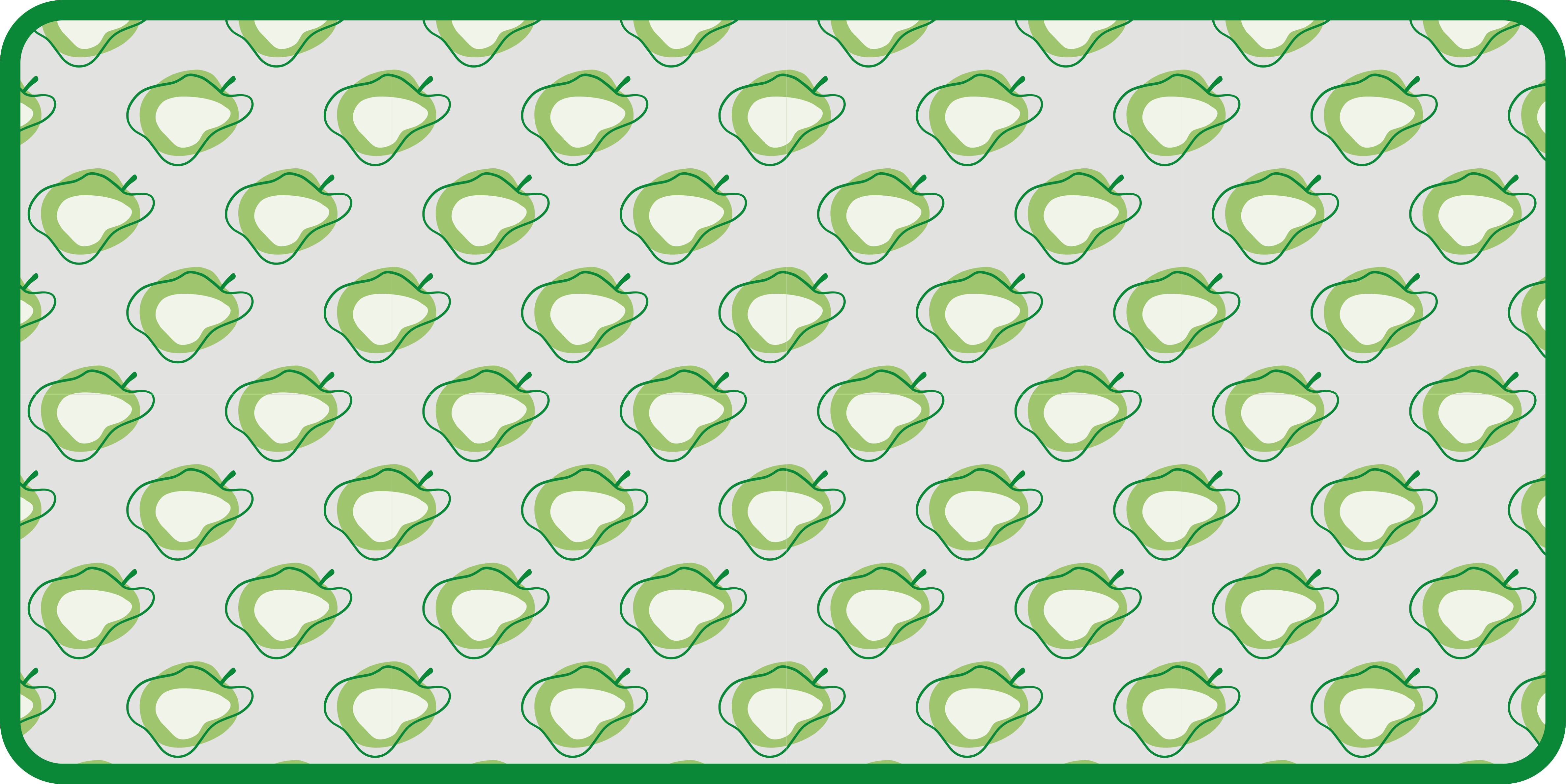 Tapis vinyle cuisine motif poire verte - TenStickers