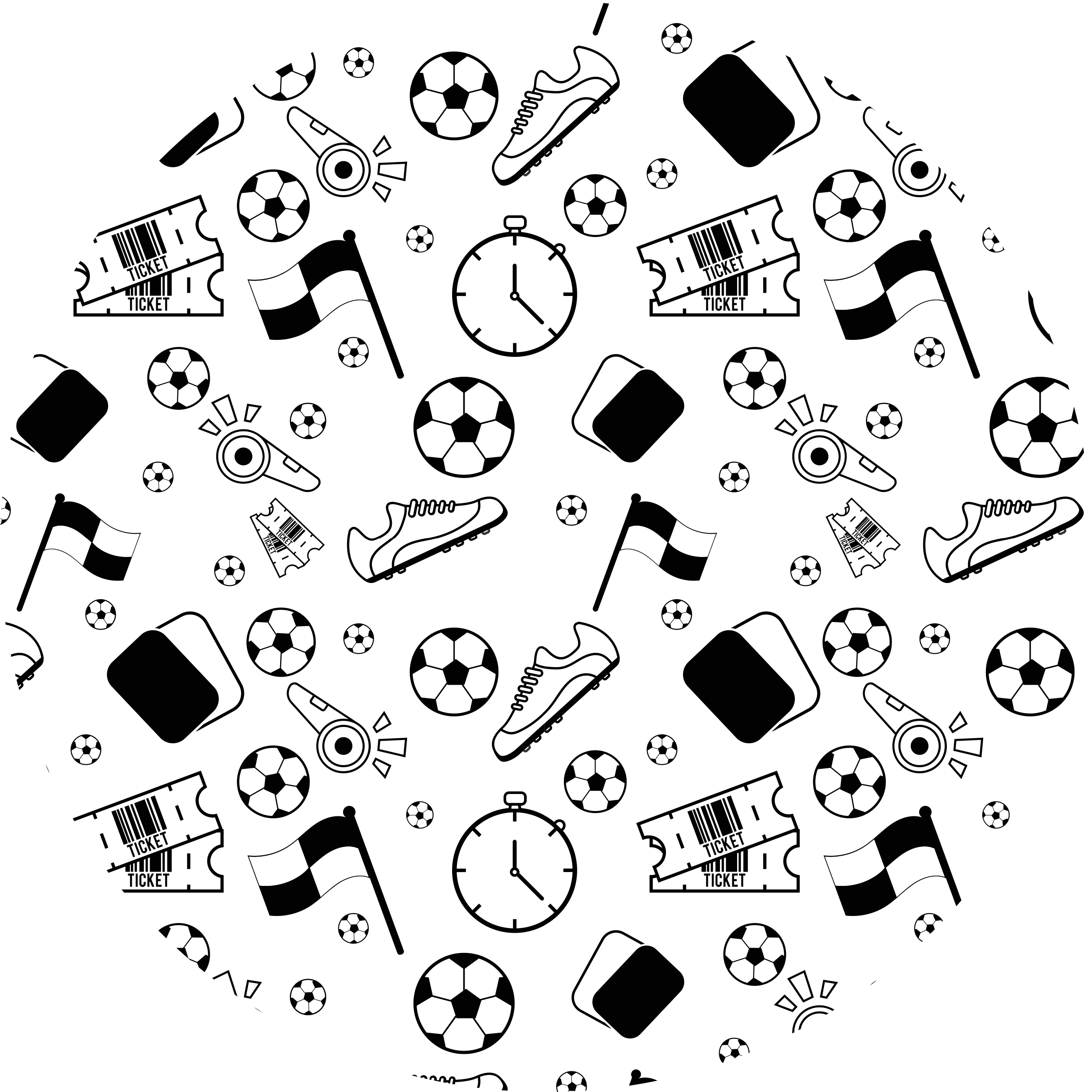 Tapis vinyle jeux divertissement sur le thème du sport - TenStickers