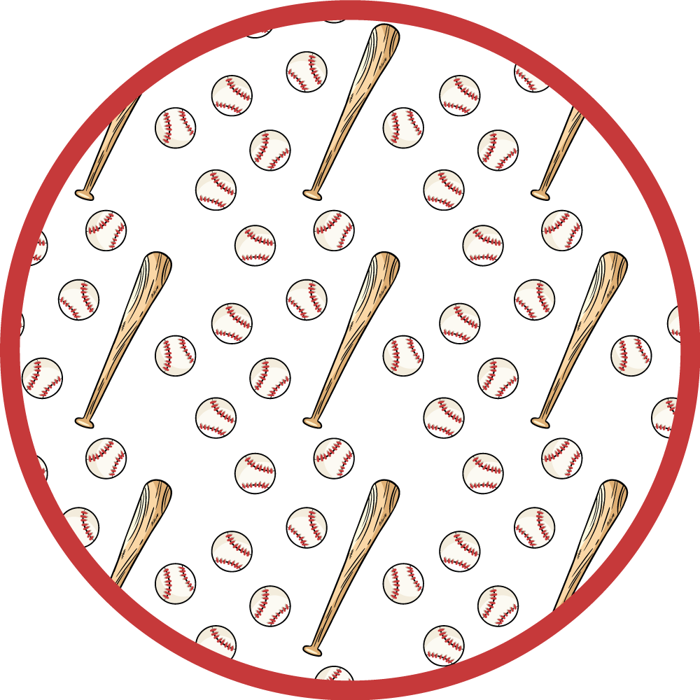 Tapis vinyle jeux plaisir de la saison de baseball - TenStickers