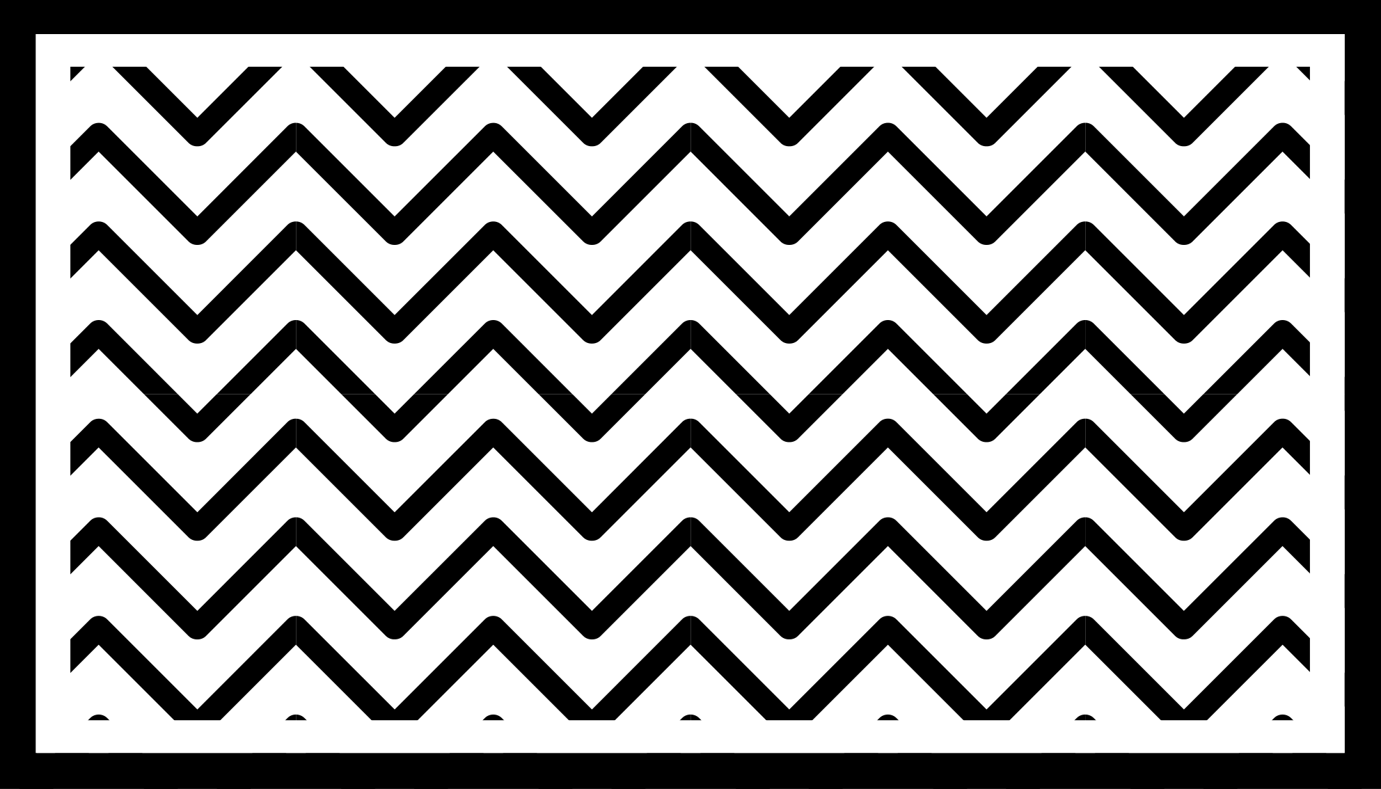 Tapis vinyle entrée style chevron - TenStickers