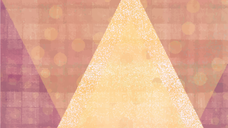 Tapis vinyles géométriques schéma de couleurs triangulaire - TenStickers