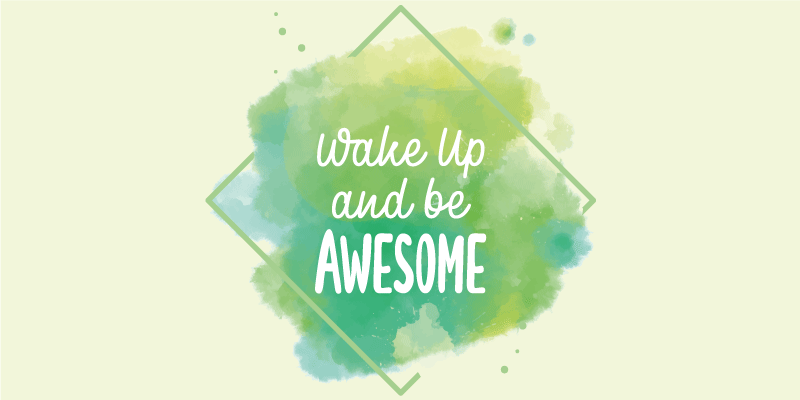 Tapis vinyle citation éveiller l'exceptionnel - TenStickers