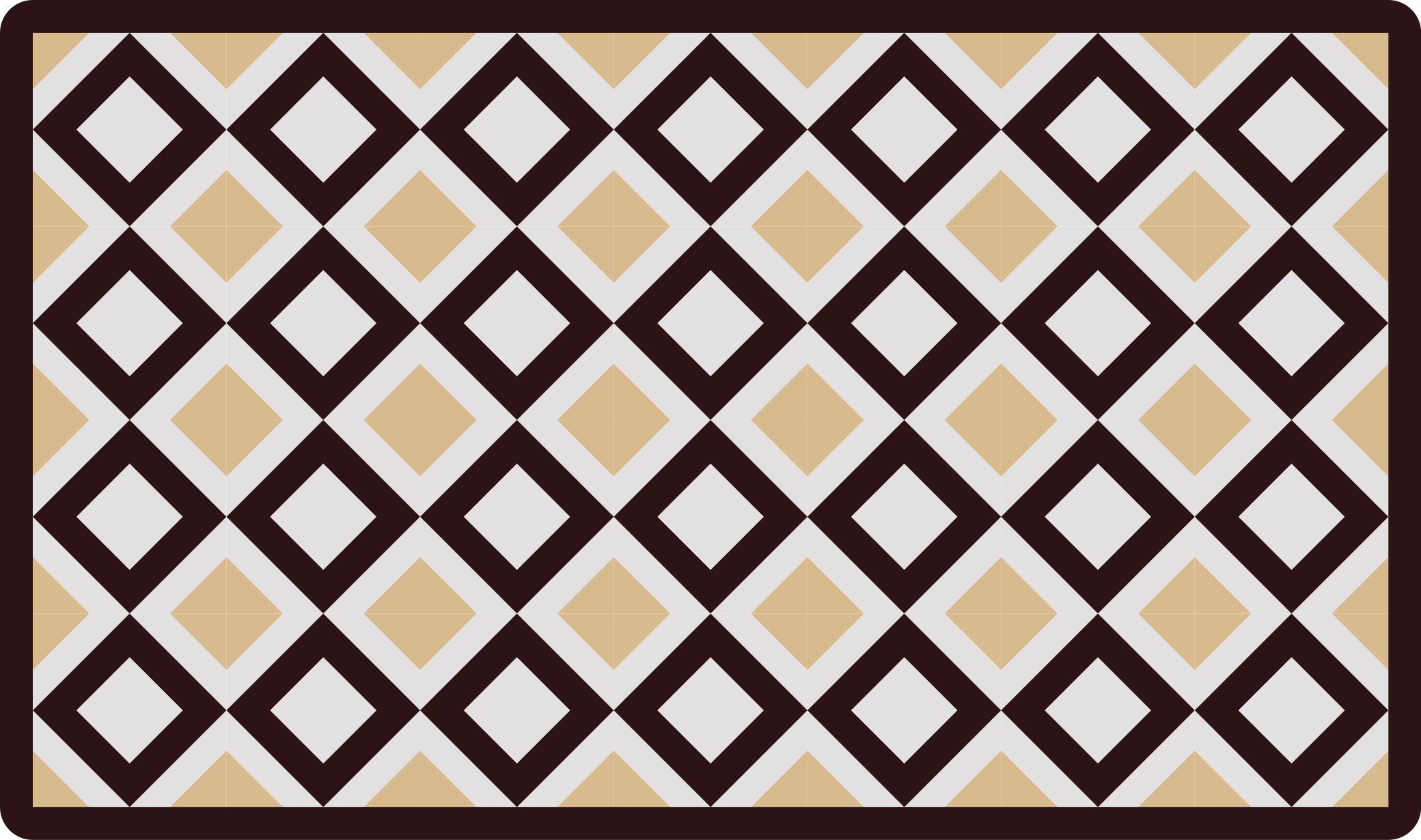 Tapis vinyles géométriques Éléments diamant - TenStickers