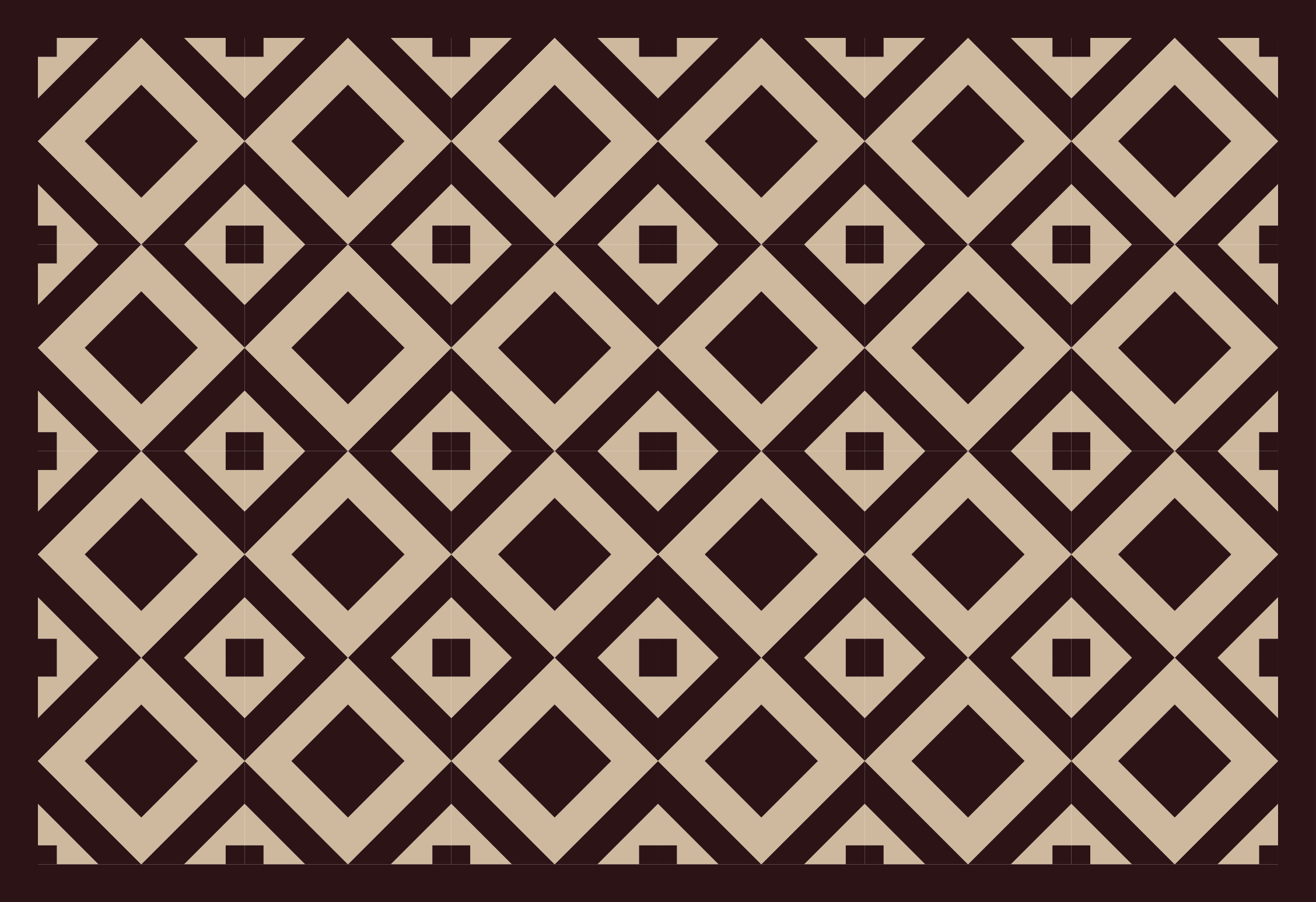 Tapis vinyles géométriques motif losanges - TenStickers