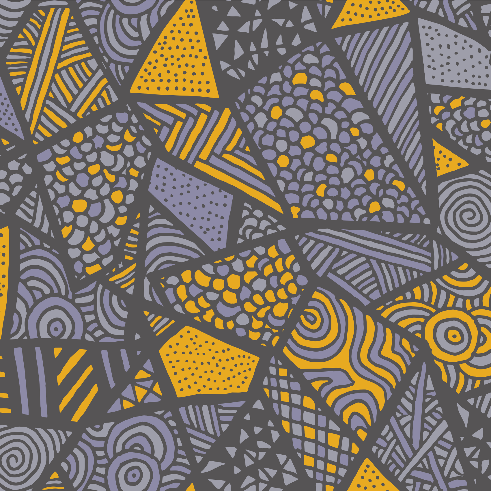Tapis vinyles géométriques formes grises dynamiques - TenStickers