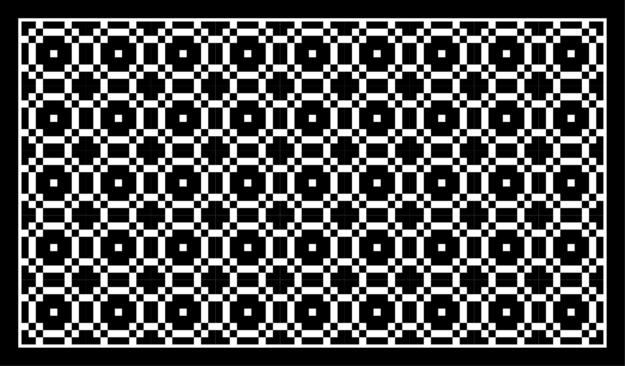 Tapis vinyles géométriques motif monochrome - TenStickers