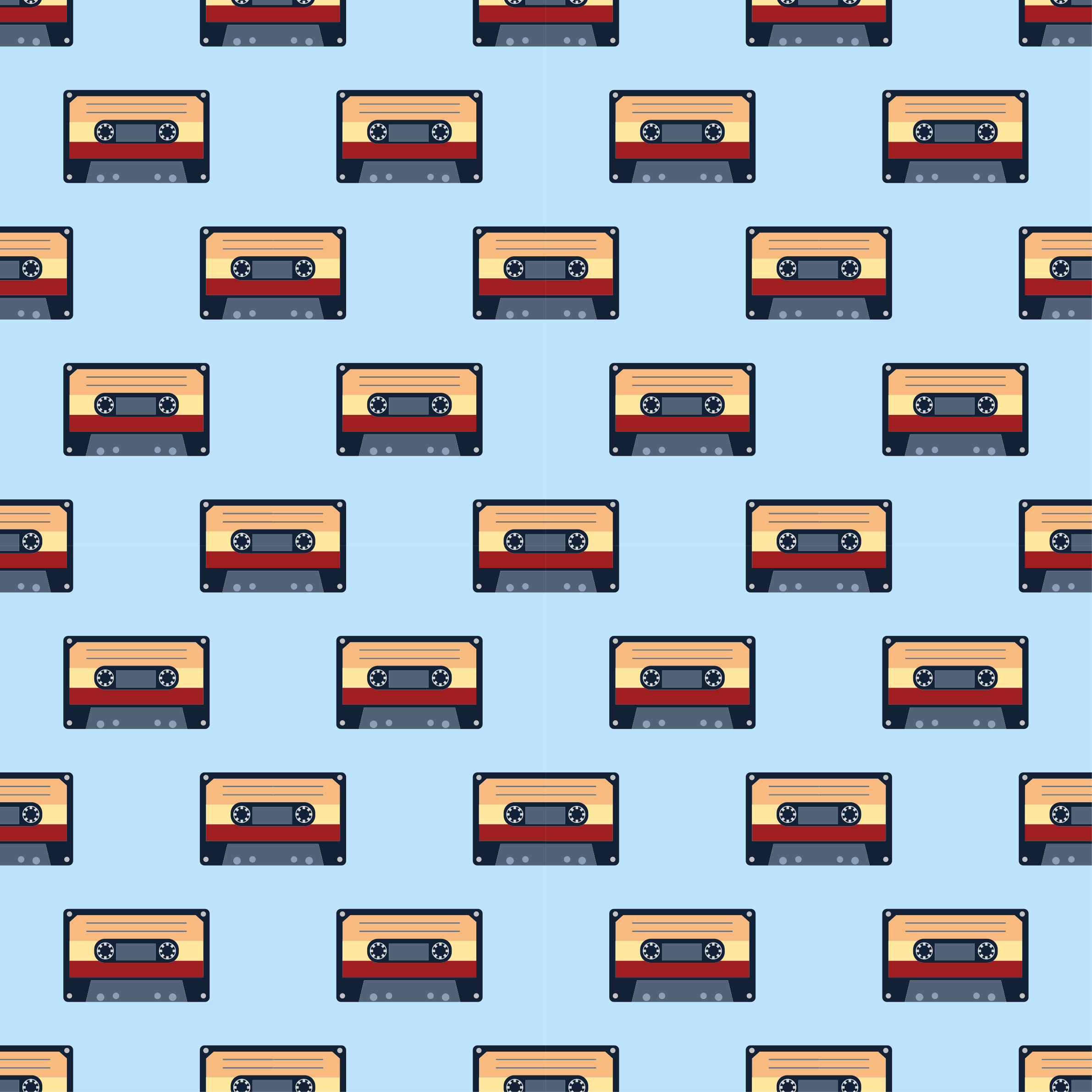 Tapis vinyle autres tapis idée cassette vintage - TenStickers