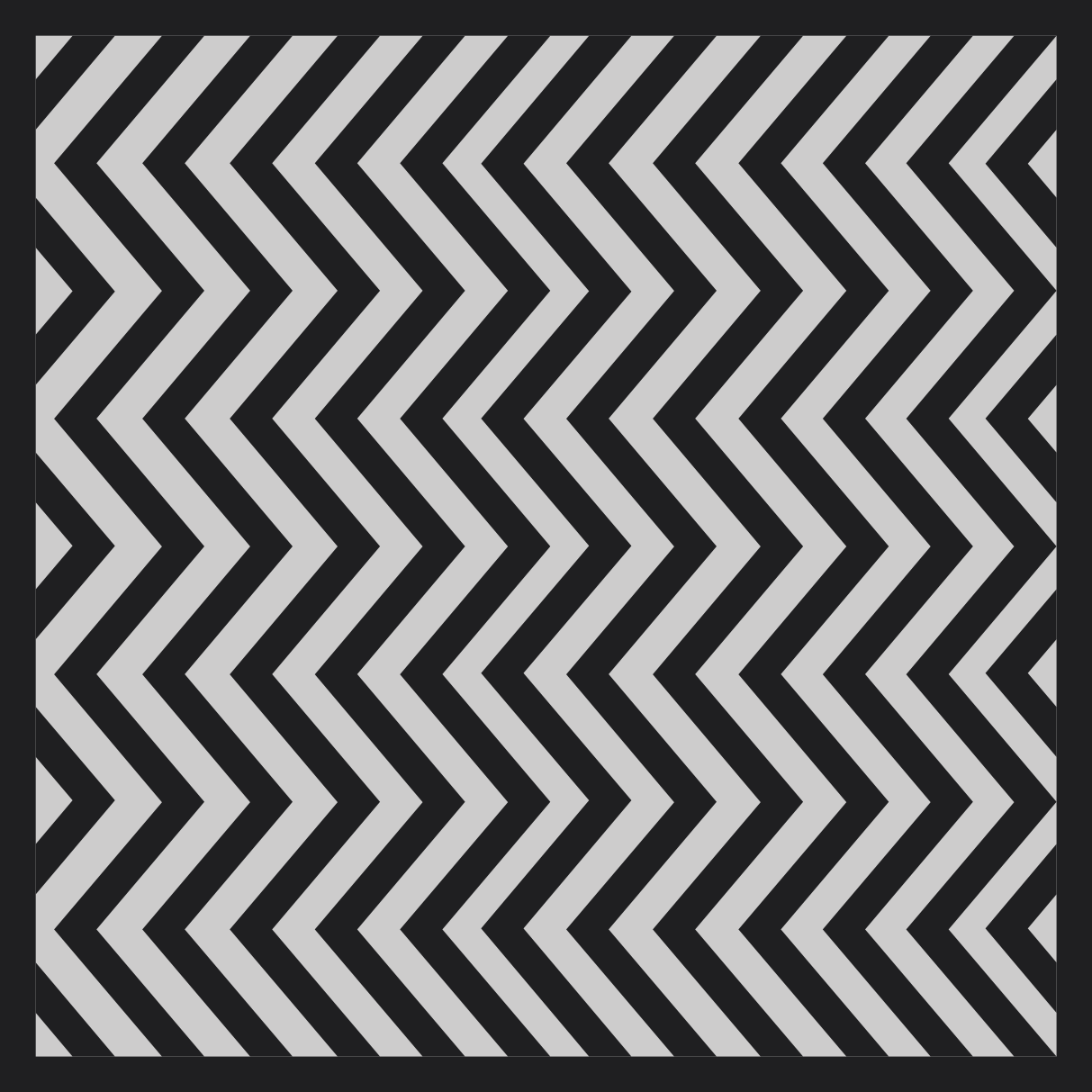 Tapis vinyles géométriques zigzag noir et gris - TenStickers