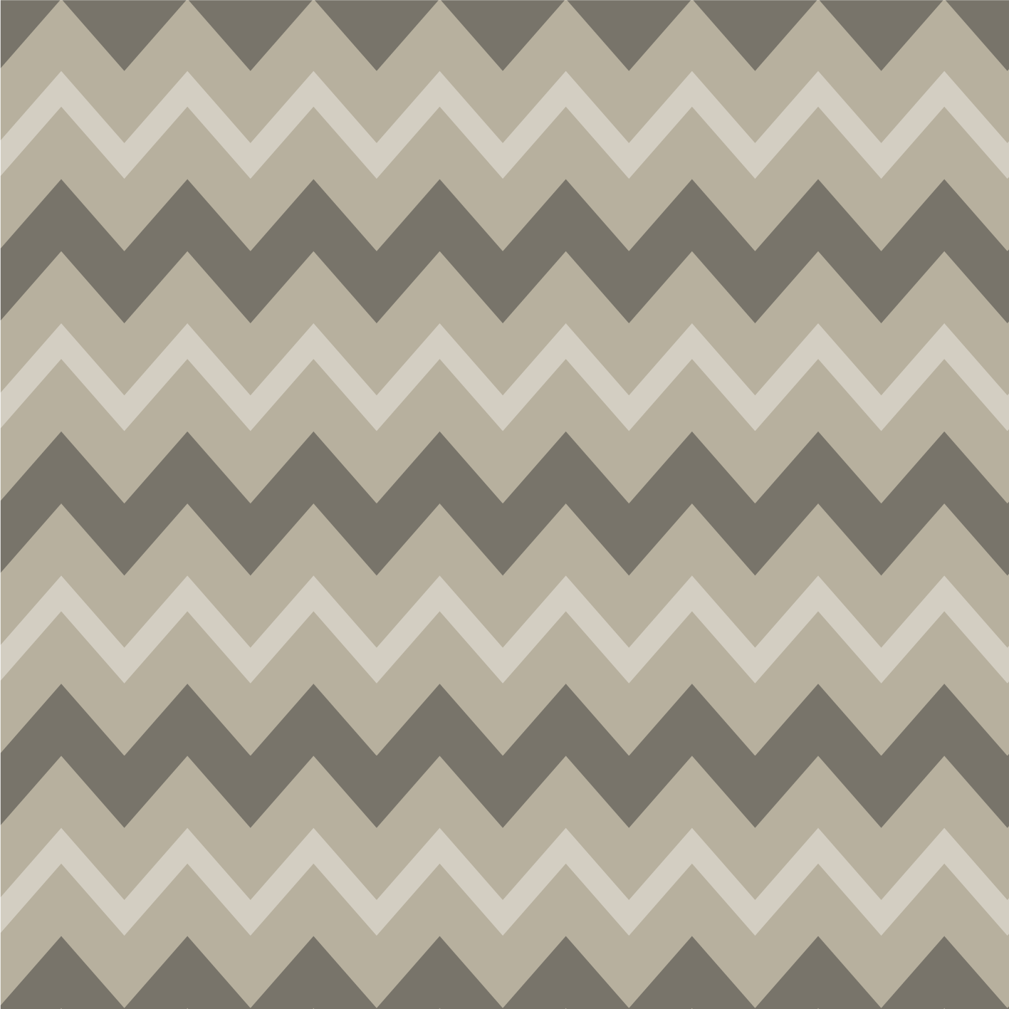 Tapis vinyle rayures motif chevrons marron - TenStickers