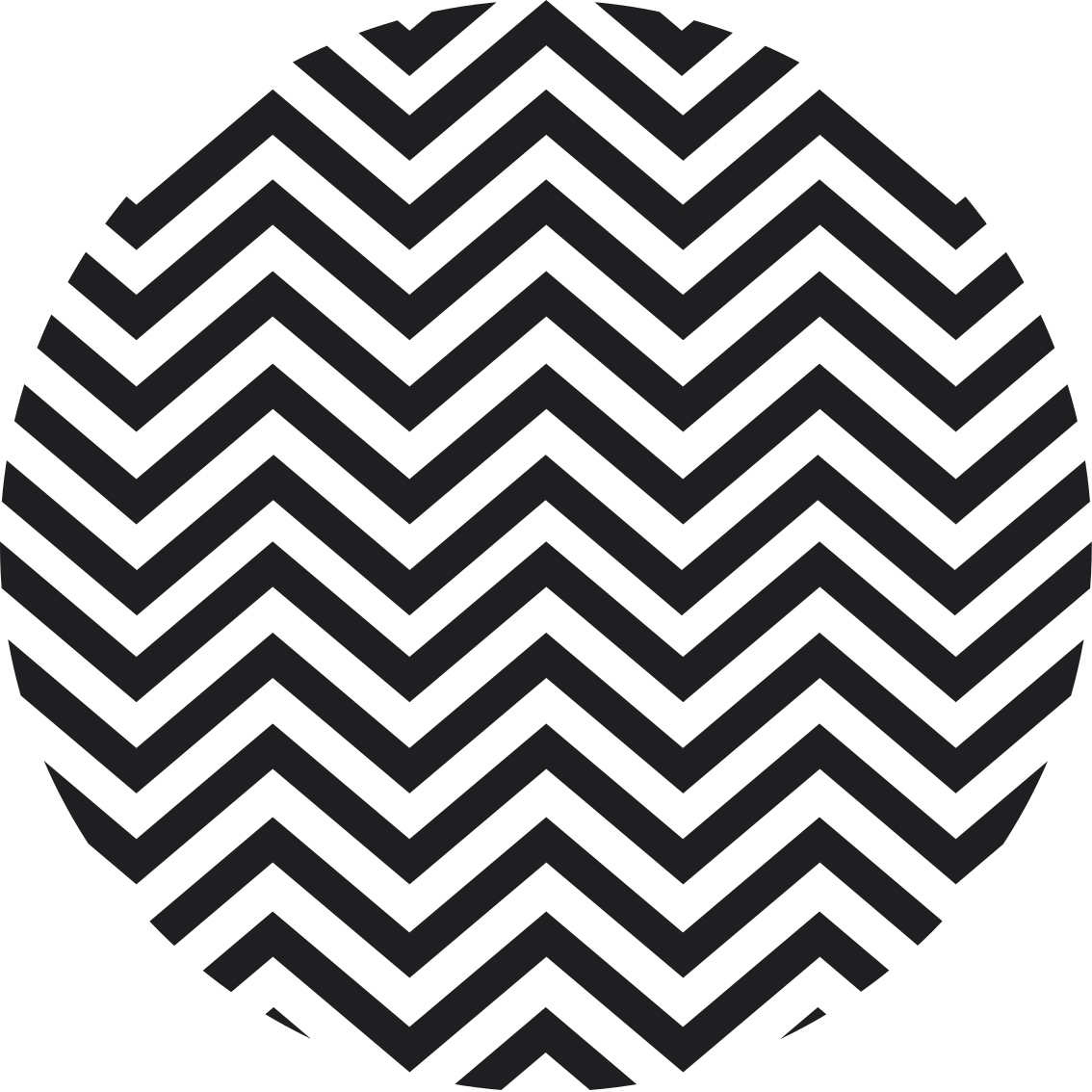 Tapis vinyles géométriques chevron - TenStickers