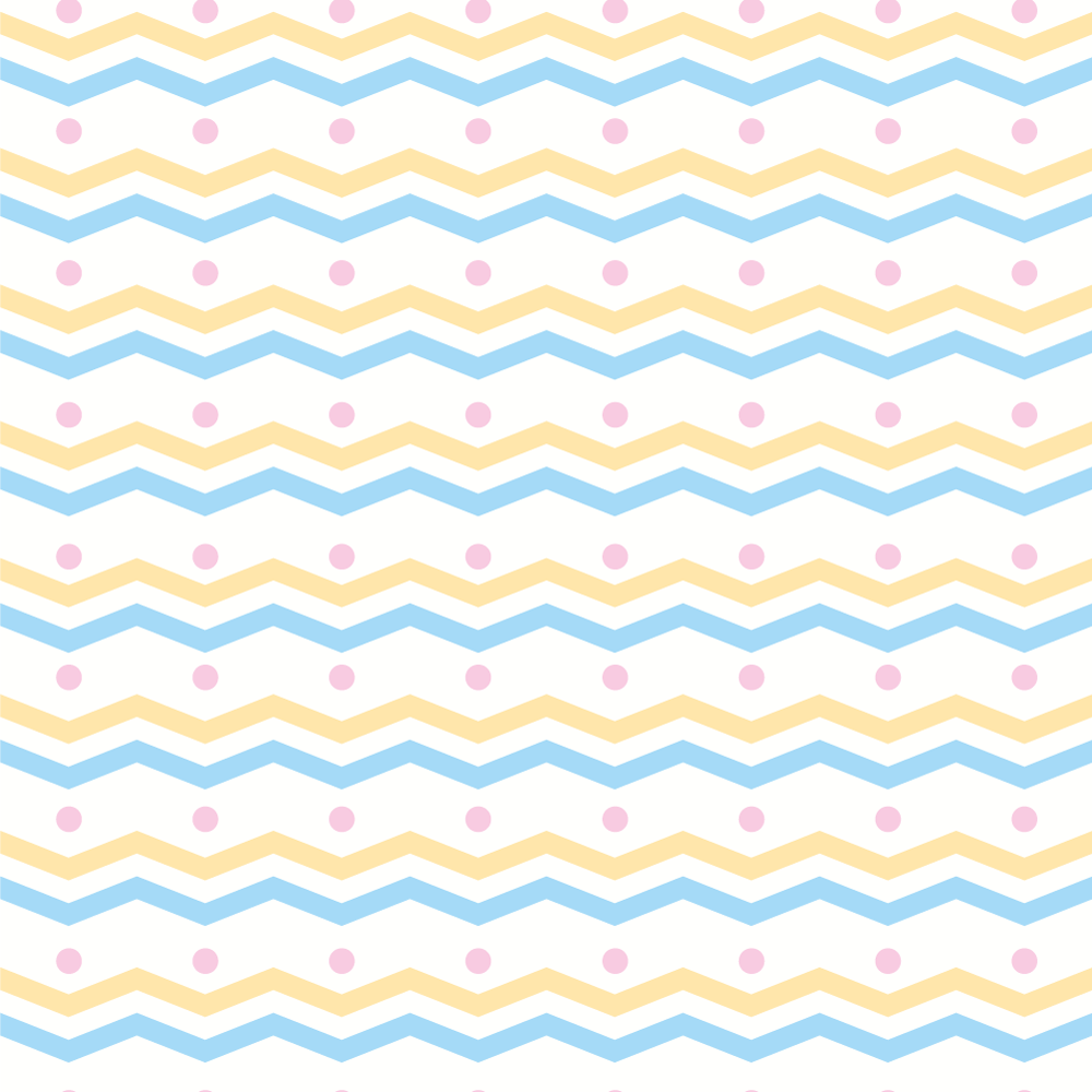 Tapis vinyle pour enfants motif à chevrons coloré - TenStickers