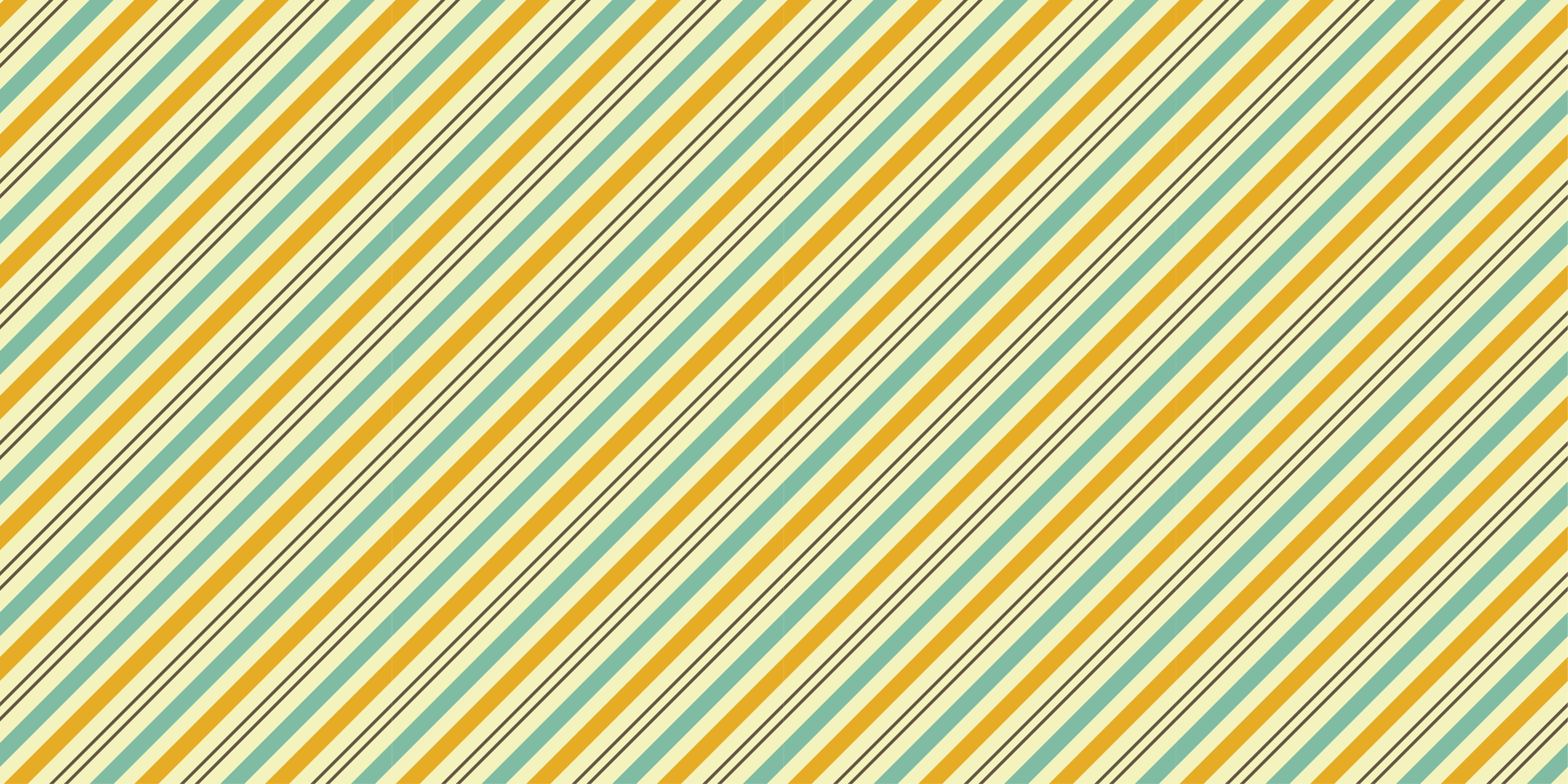 Tapis vinyle rayures bleu et jaune en diagonale - TenStickers