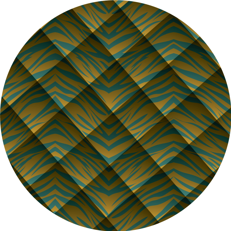 Tapis vinyle animal motif inspiré du safari - TenStickers