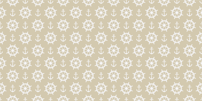 Tapis vinyle salon motif de boussole maritime - TenStickers