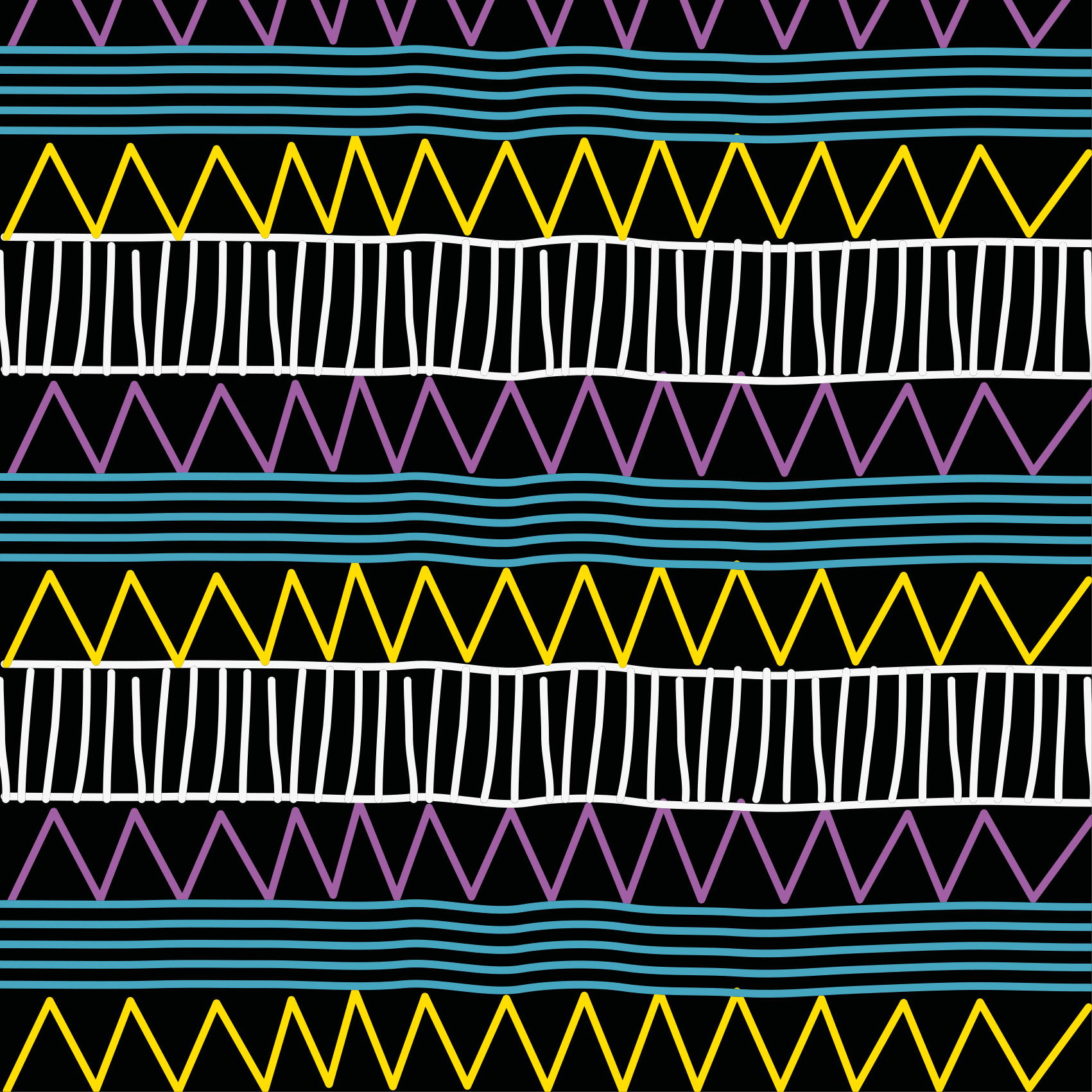 Tapis vinyles géométriques jeu de motifs colorés - TenStickers