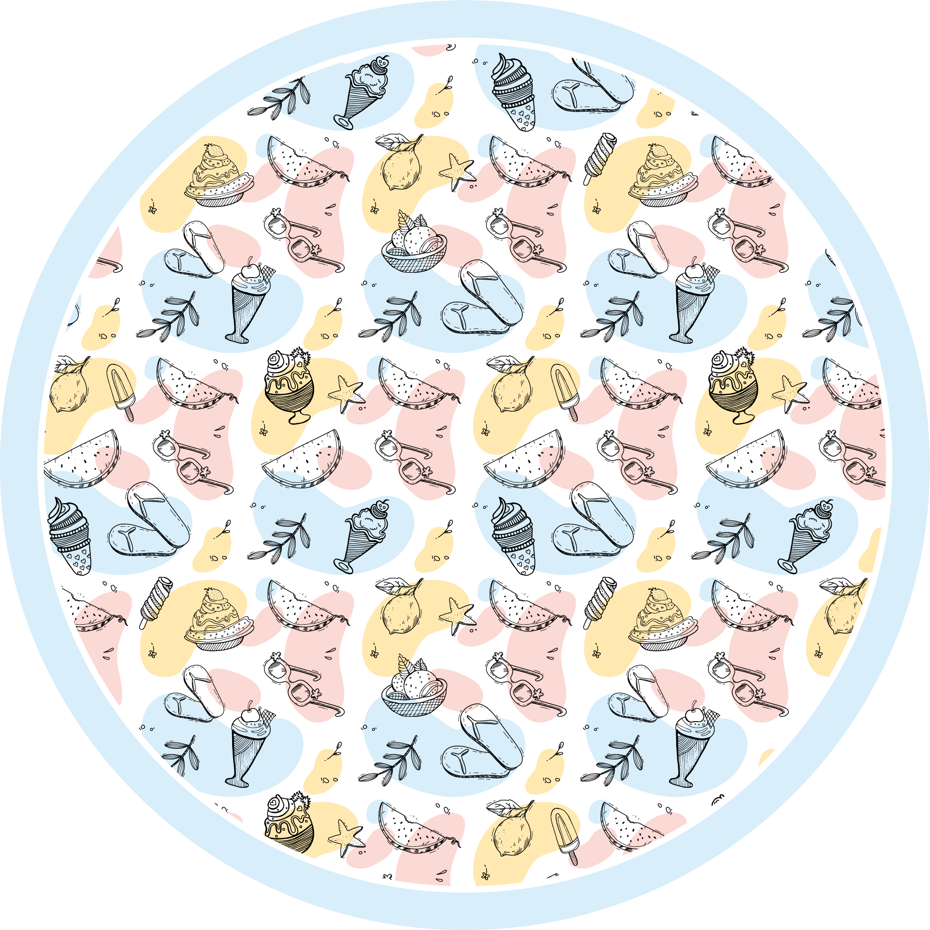 Tapis vinyle autres tapis collection de douceurs - TenStickers