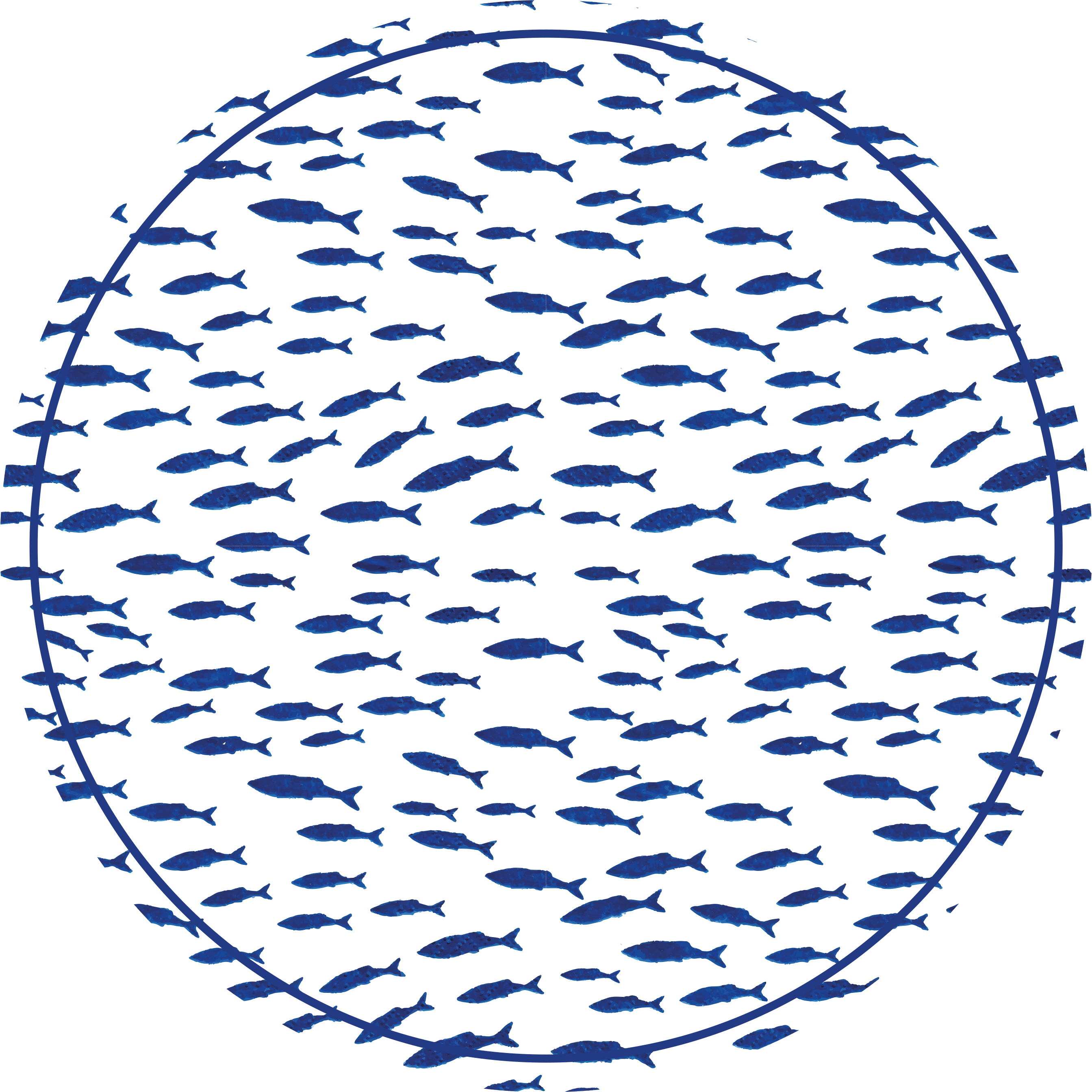 Tapis vinyle animal banc de poissons - TenStickers