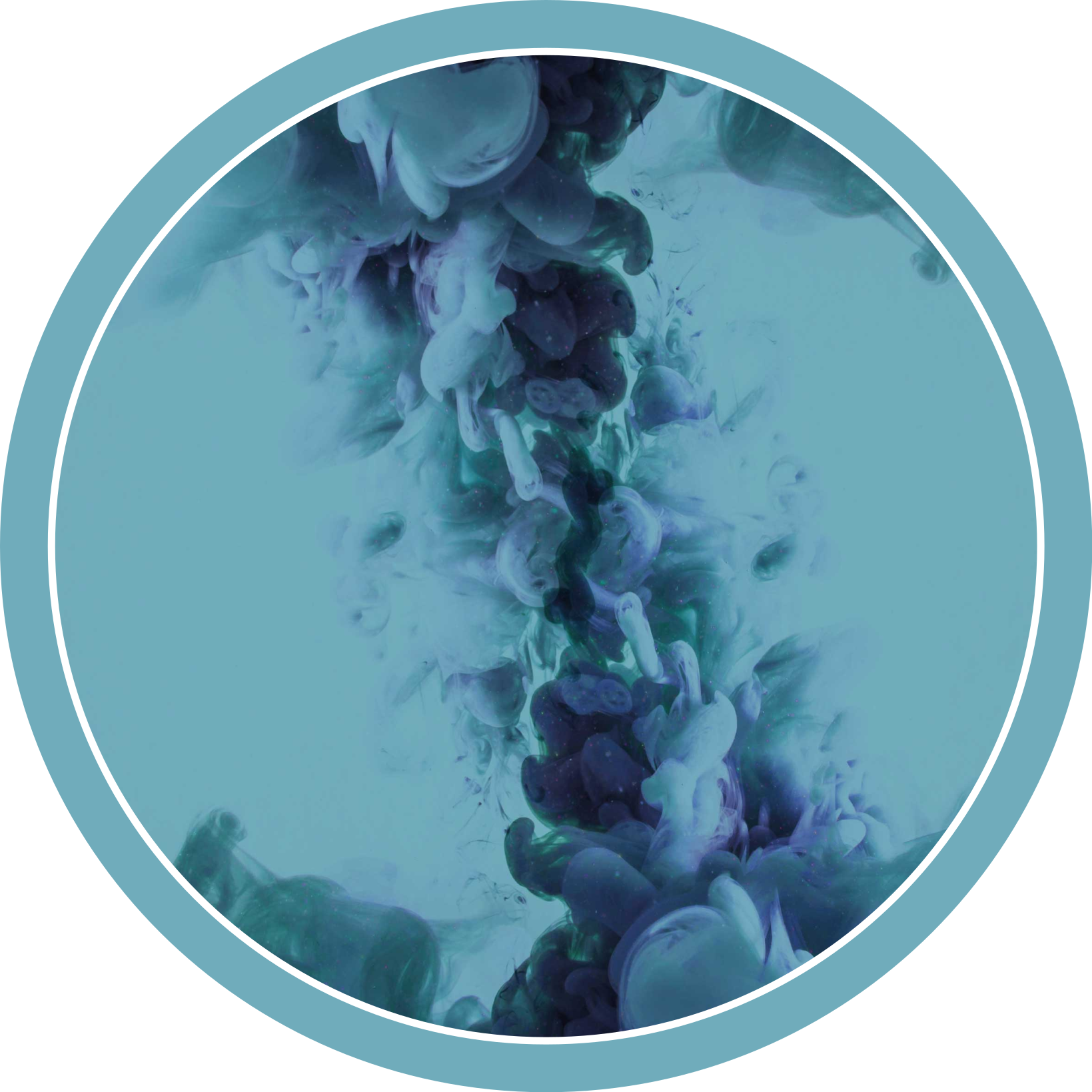 Tapis vinyle salle de bain vagues fluides bleu sarcelle - TenStickers