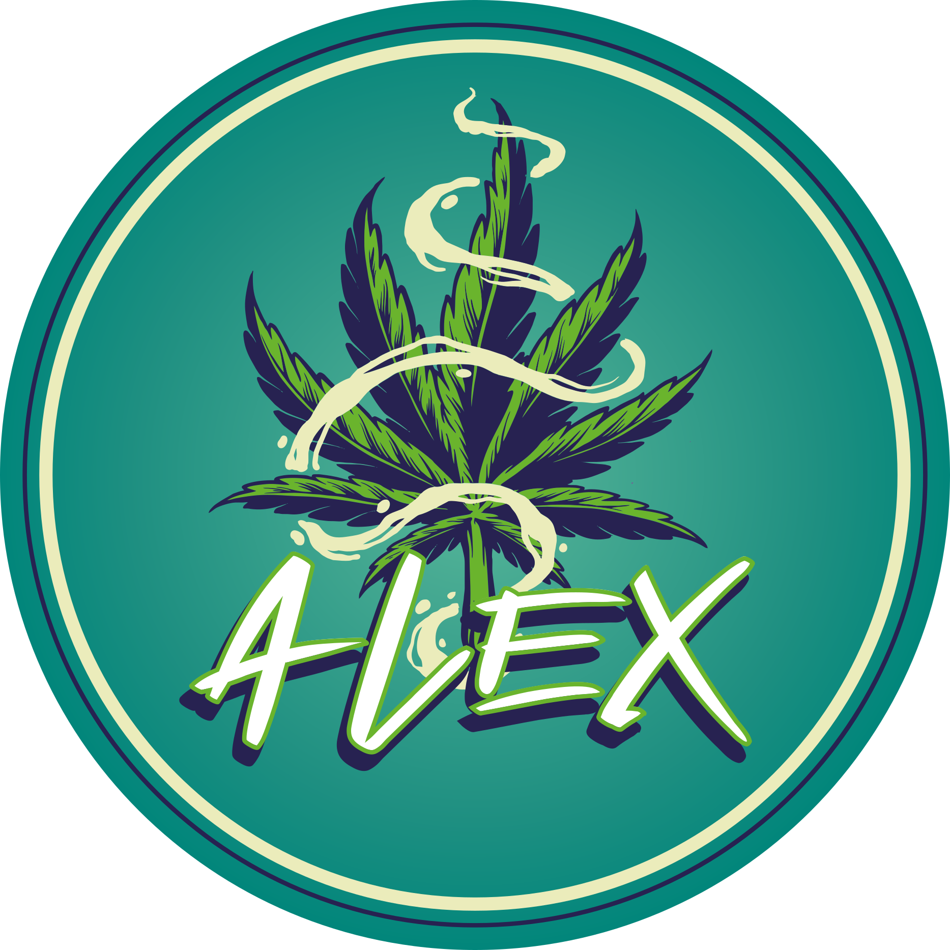 Tapis vinyle ado cercle de noms - TenStickers