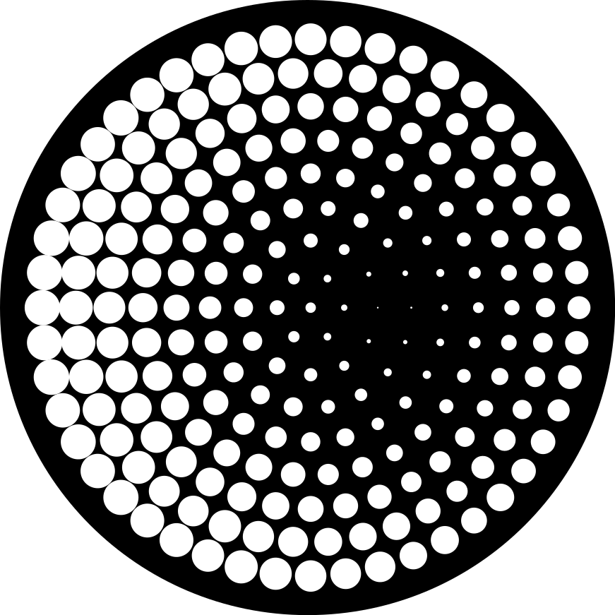 Tapis vinyles géométriques motif en pointillé - TenStickers
