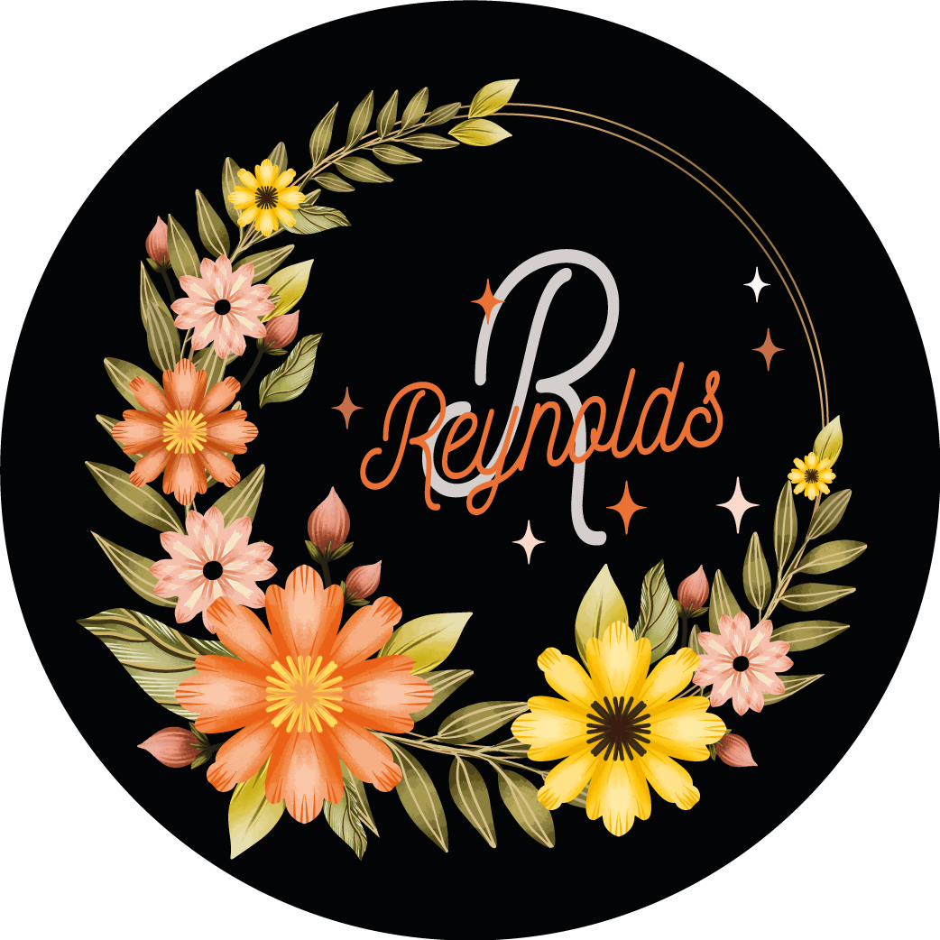 Tapis vinyle chambre nom floral de la couronne - TenStickers