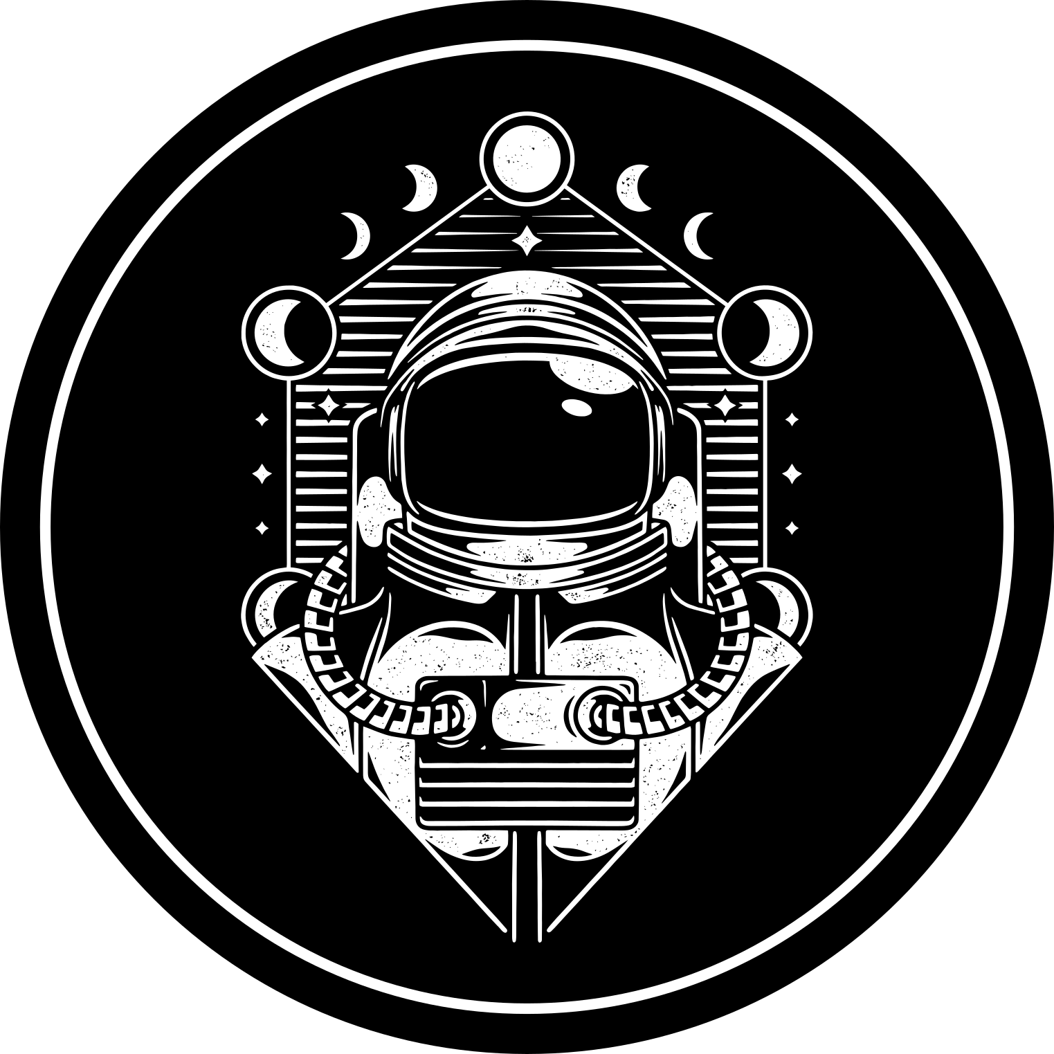 Tapis vinyle ado graphique d'astronaute - TenStickers
