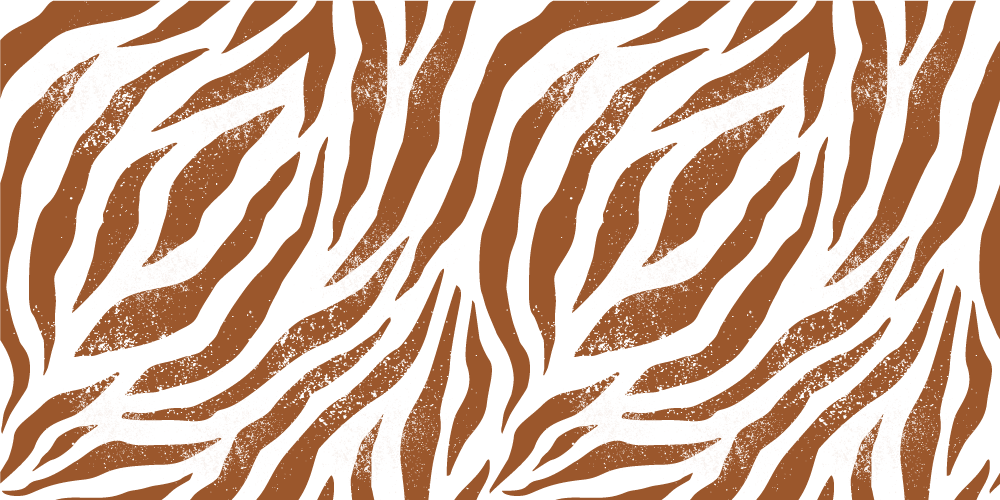 Tapis vinyle animal rayures zébrées rustiques - TenStickers