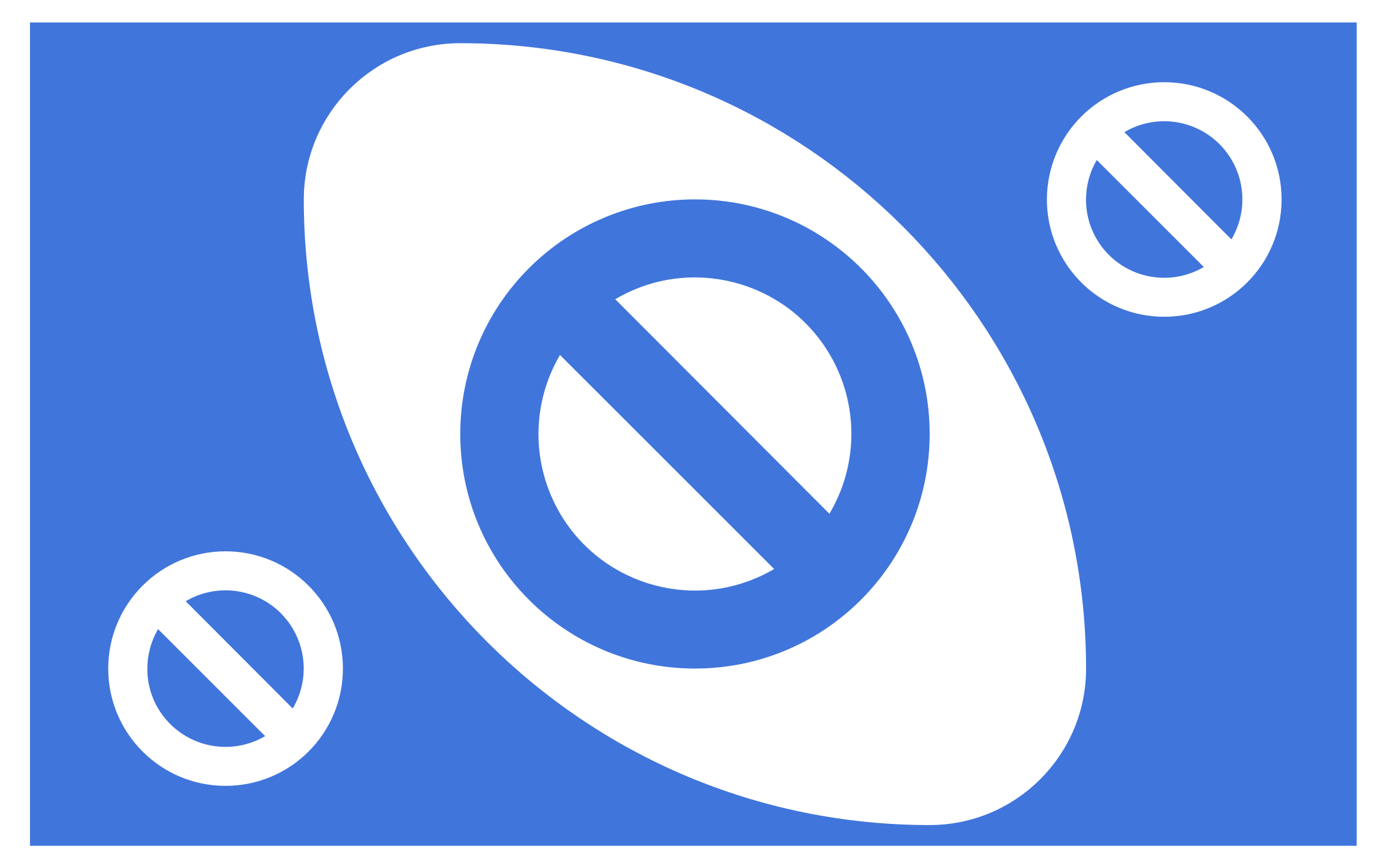 Tapis vinyle autres tapis graphiques en cercle bleu - TenStickers