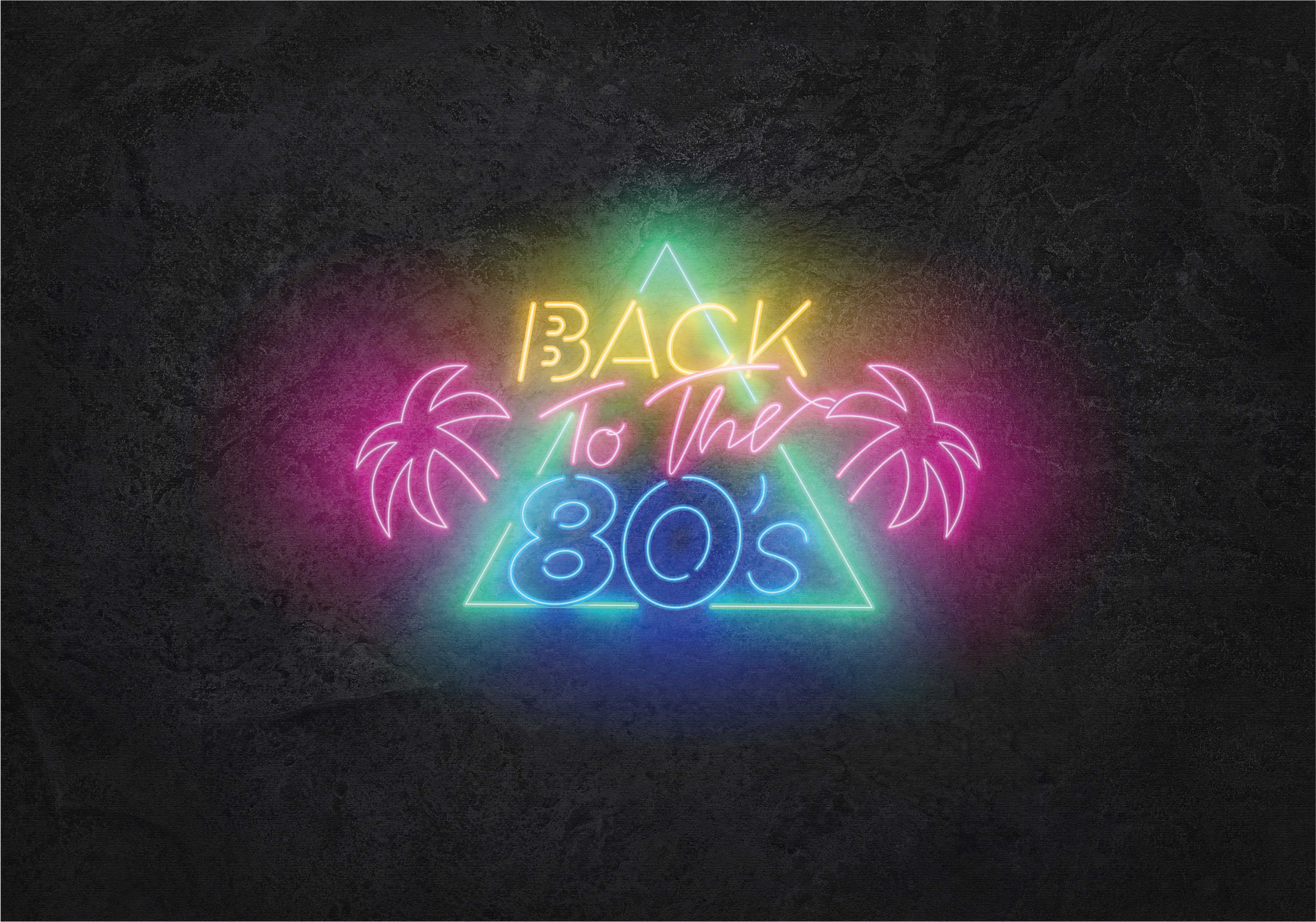 Tapis vinyle rétro retour aux années 80 - TenStickers
