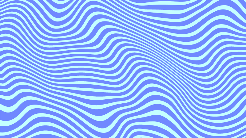 Tapis vinyles géométriques vagues bleues fluides - TenStickers