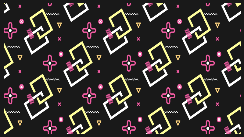 Tapis vinyles géométriques jeu de motifs modernes - TenStickers