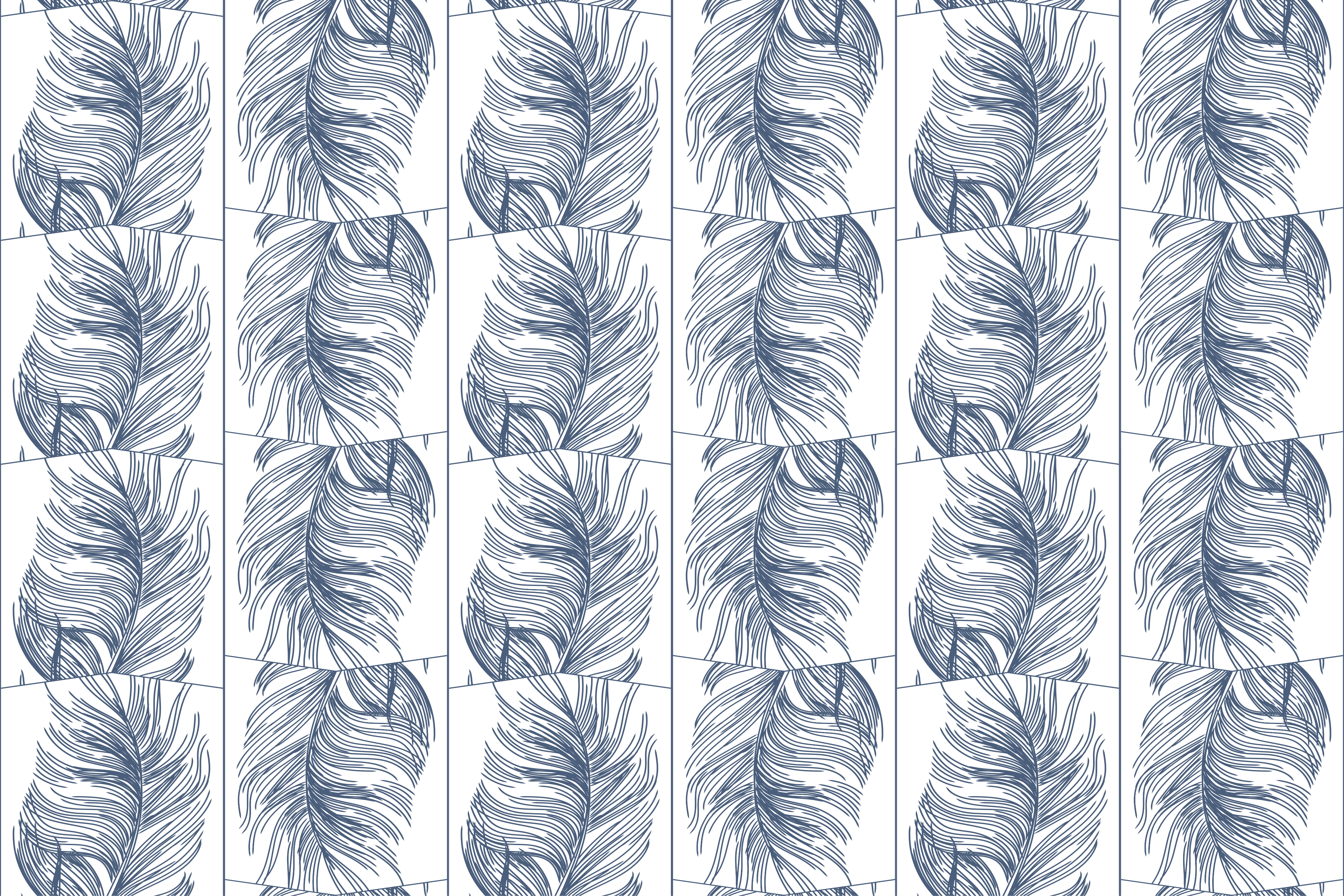 Tapis vinyle nature feuilles gracieuses - TenStickers