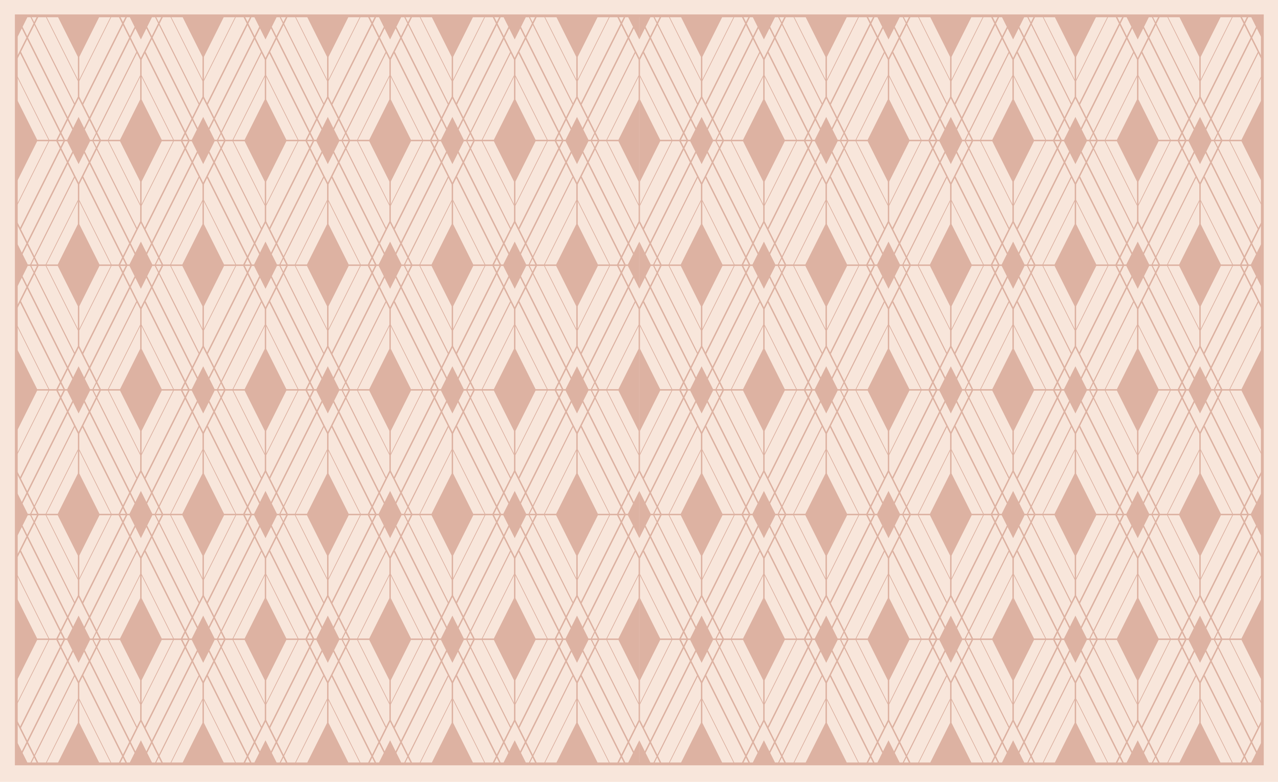 Tapis vinyle design moderne motif géométrique en diamant - TenStickers