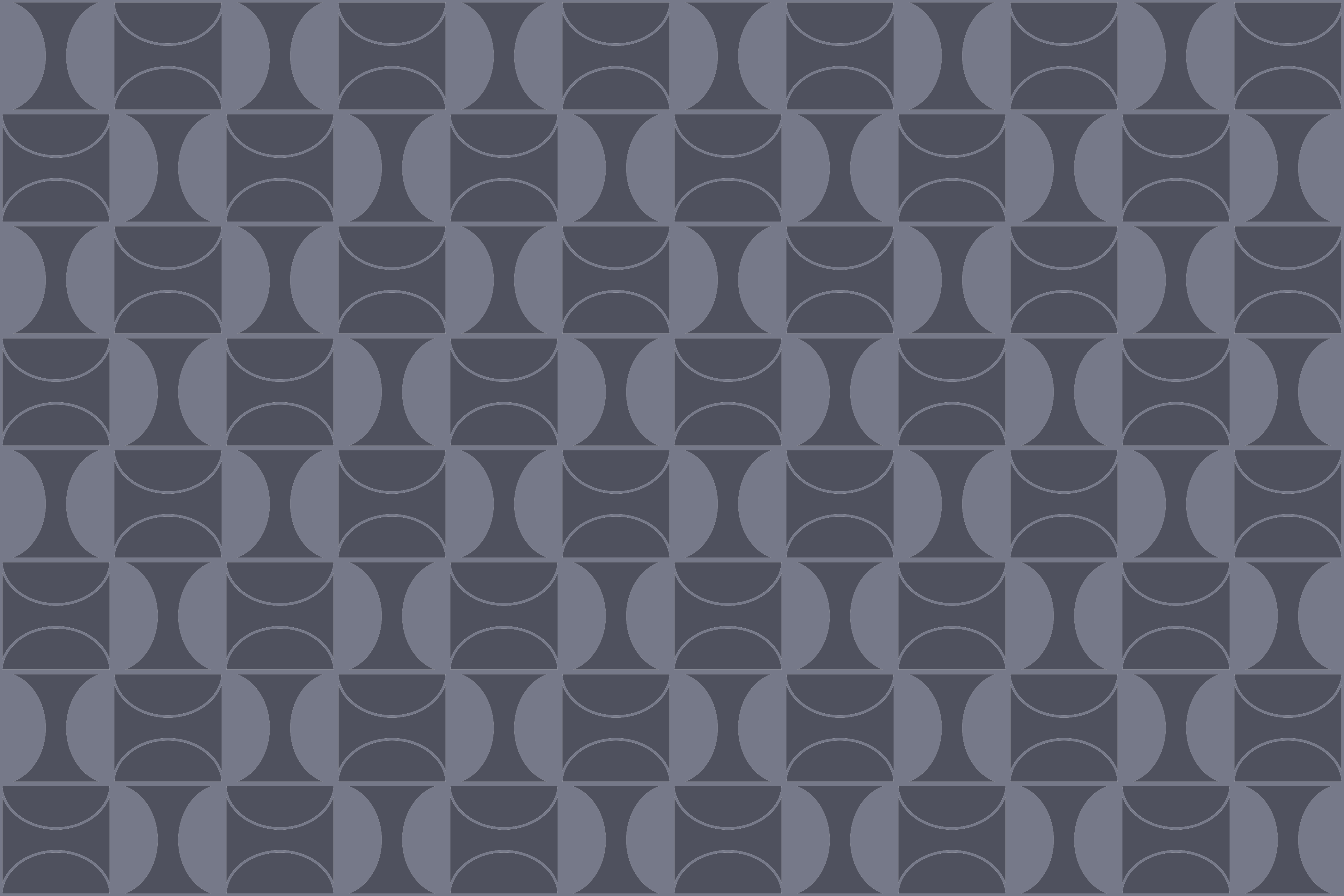 Tapis vinyles géométriques style à motifs circulaires - TenStickers