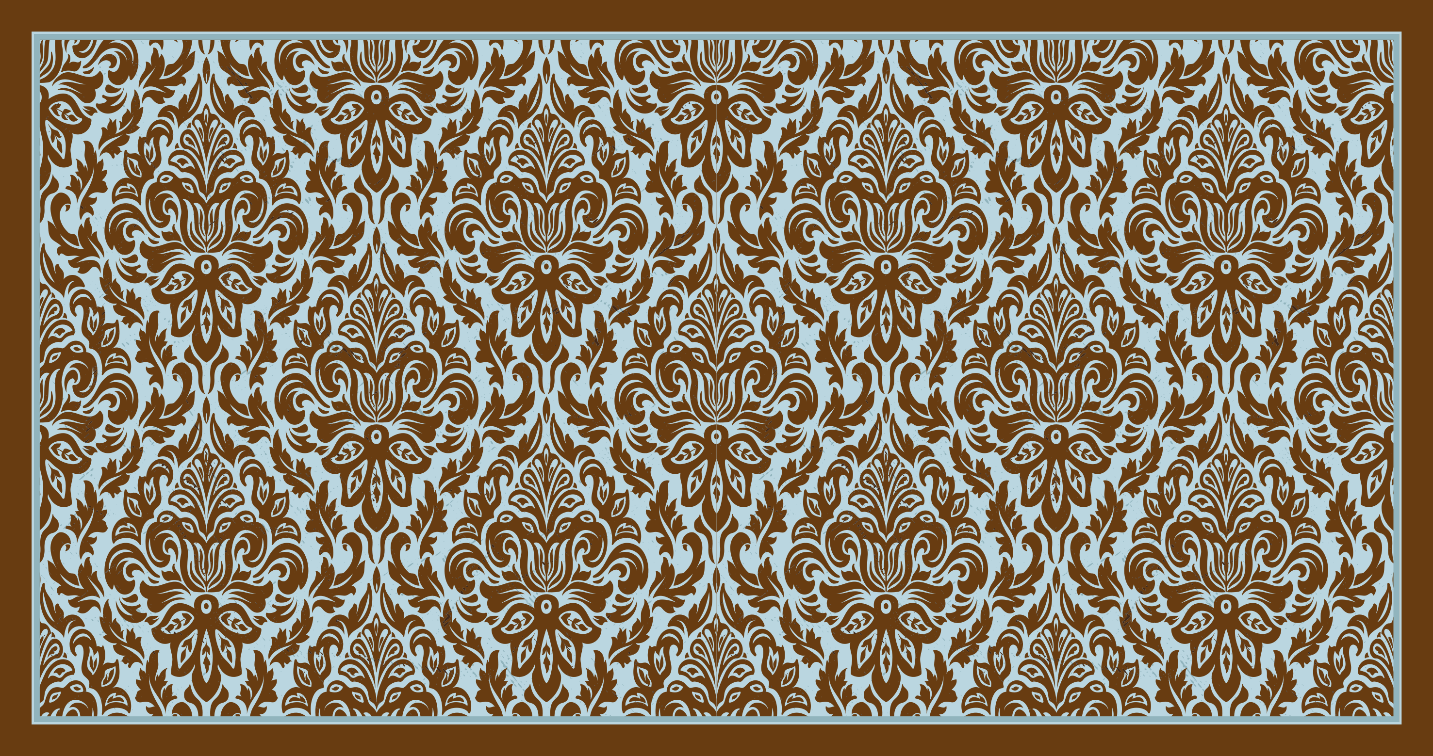 Tapis vinyle rétro composition florale élégante - TenStickers