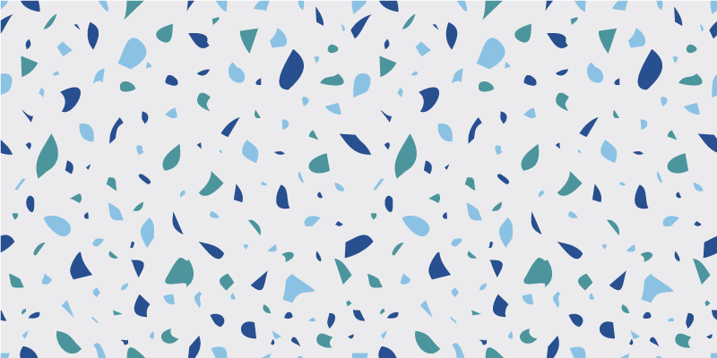 Tapis vinyle marbre motif coloré - TenStickers