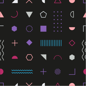 Tapis vinyles géométriques affichage de formes ludiques - TenStickers