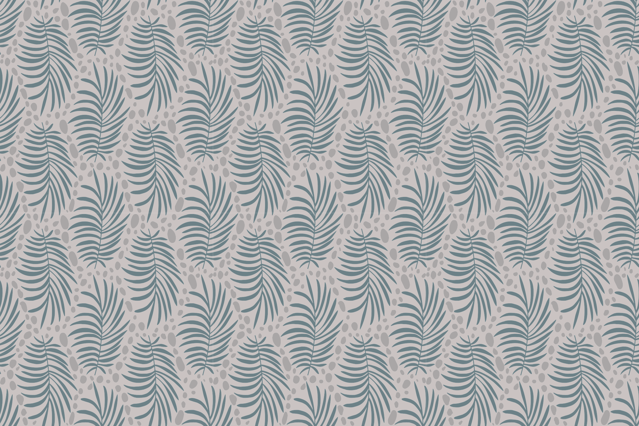 Tapis vinyle nature motif feuilles vertes - TenStickers