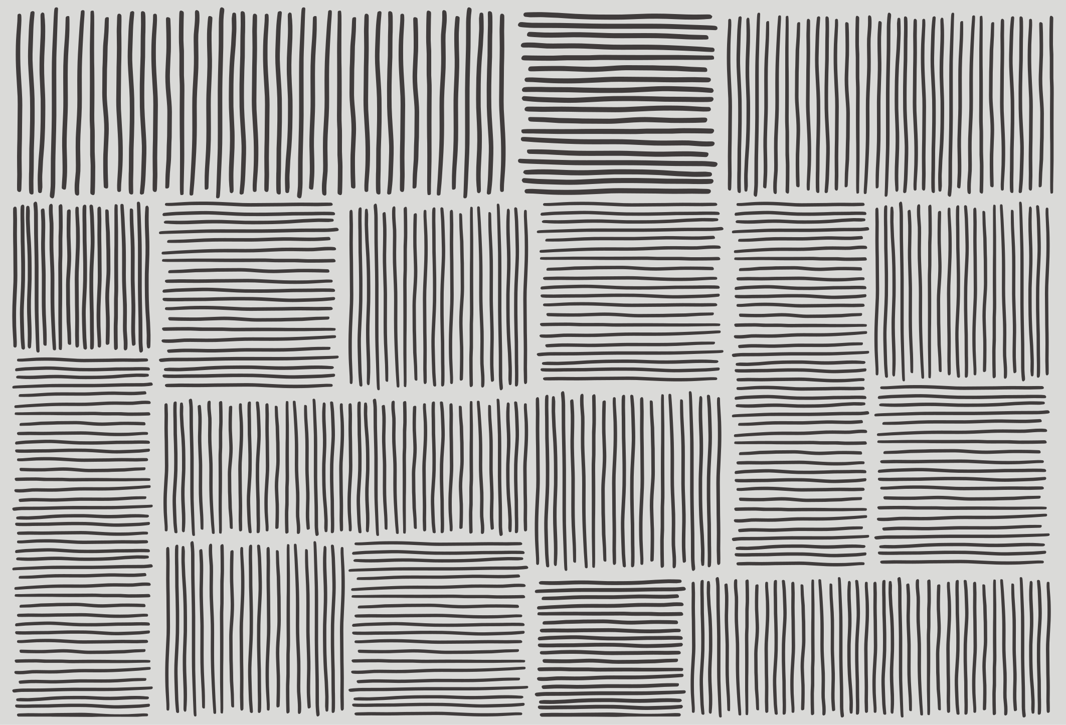 Tapis vinyle rayures motifs de lignes monochromatiques - TenStickers