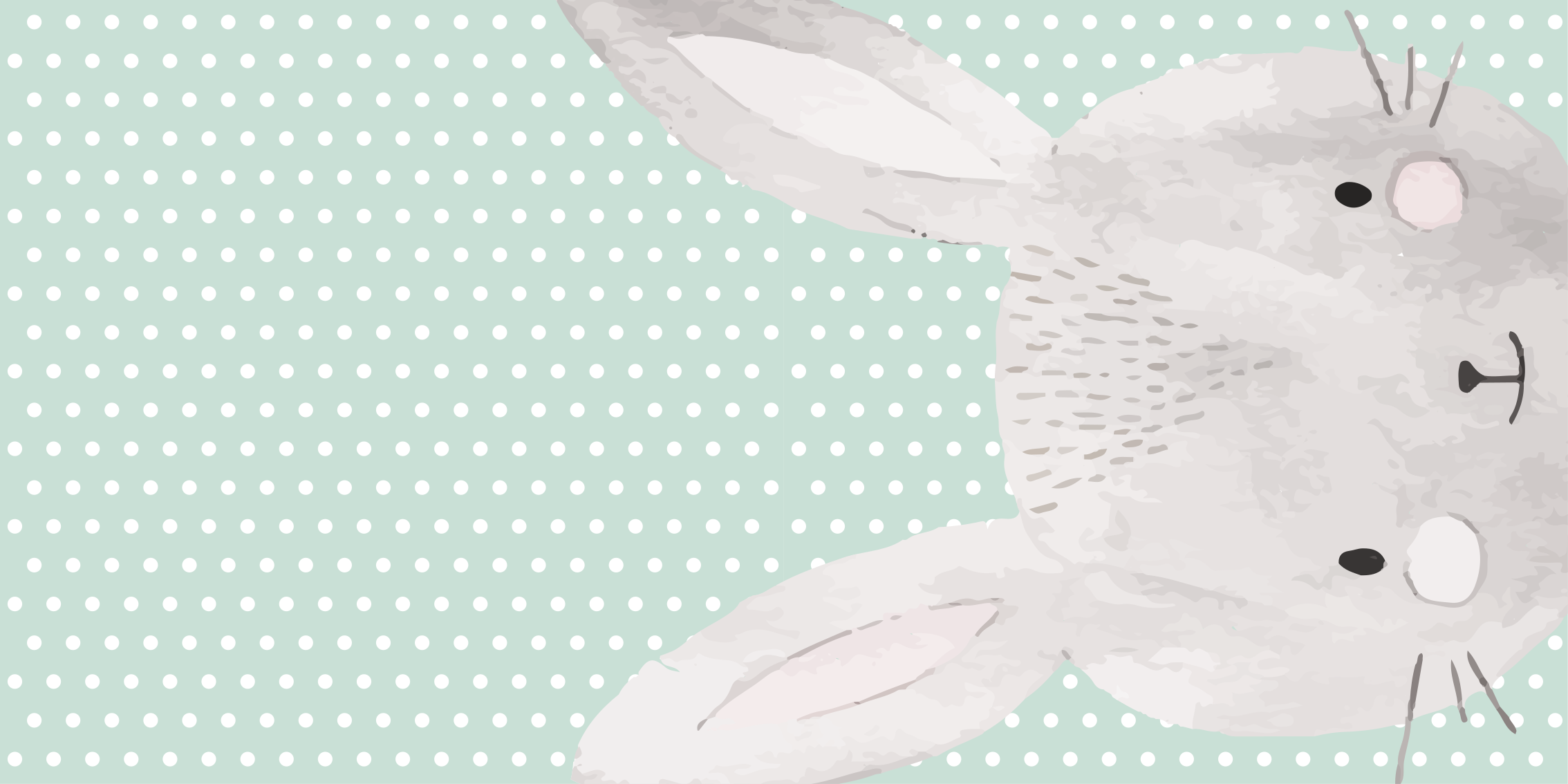 Tapis vinyle chambre bébé illustration de lapin - TenStickers