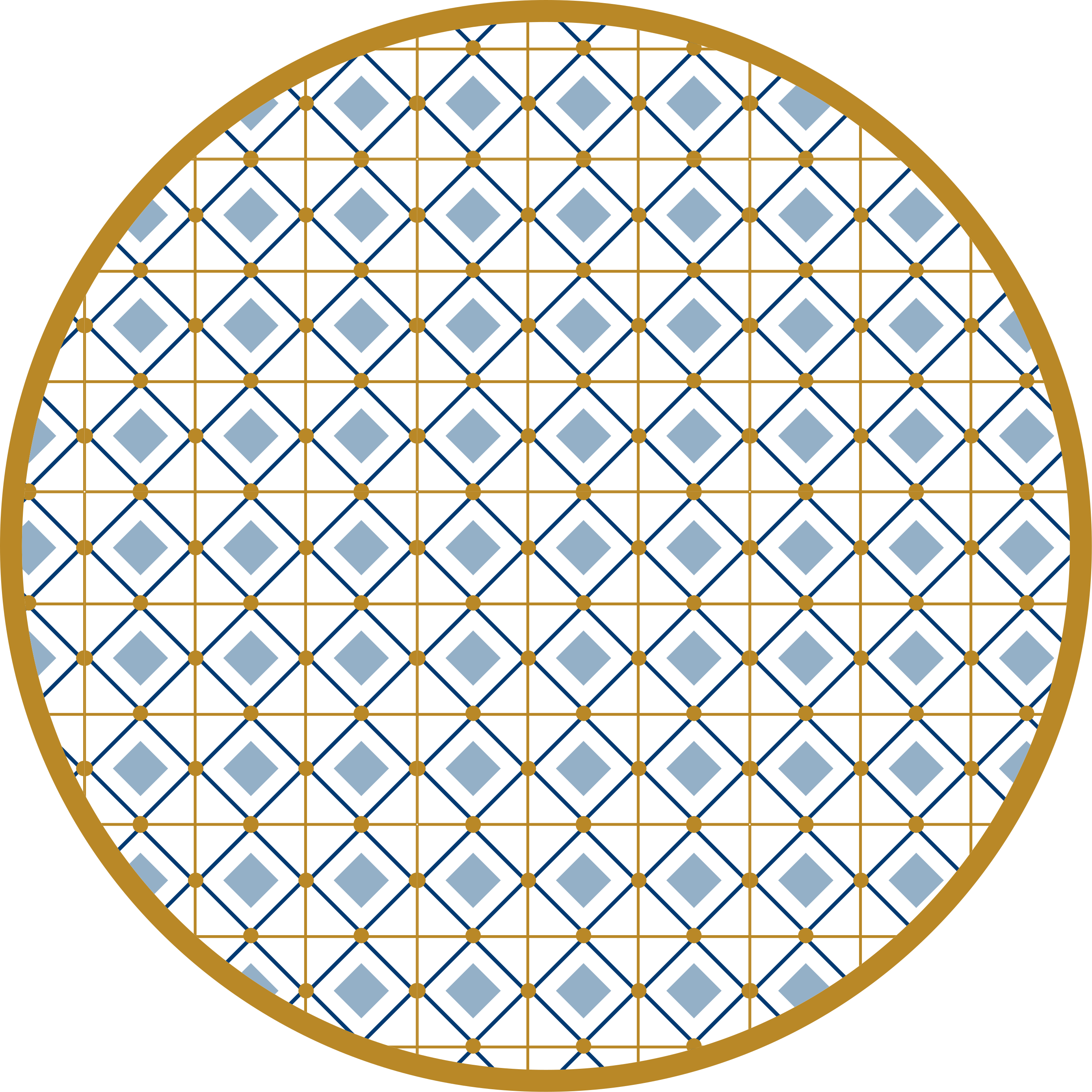 Tapis vinyle carreaux de ciment tuiles circulaires - TenStickers