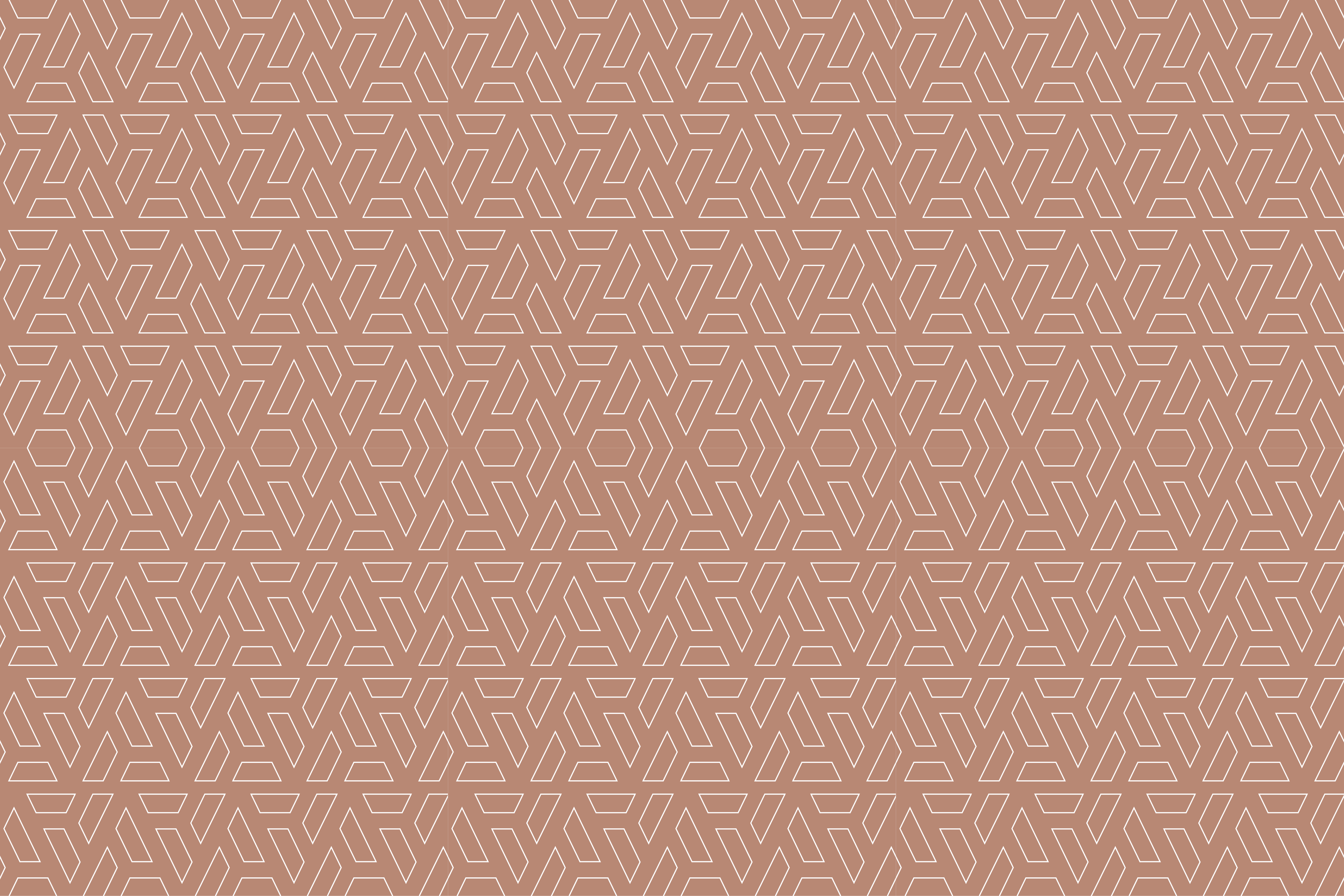 Tapis vinyles géométriques élément marron élégant - TenStickers