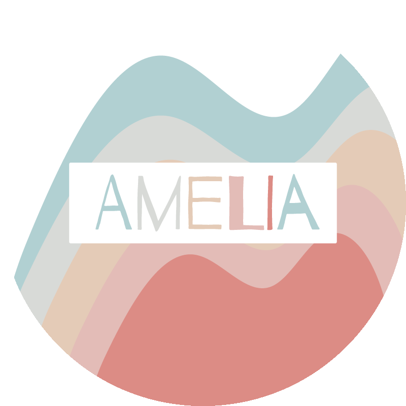 Tapis vinyle avec prénom couleur pastel - TenStickers